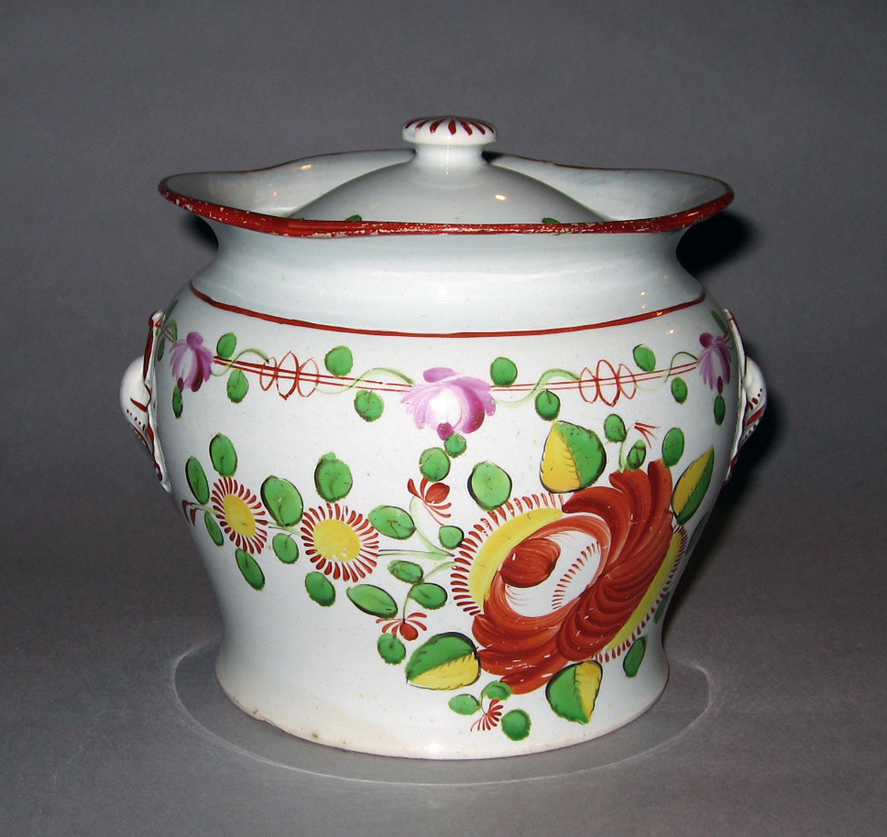 1967.1035 Pearlware sugar bowl