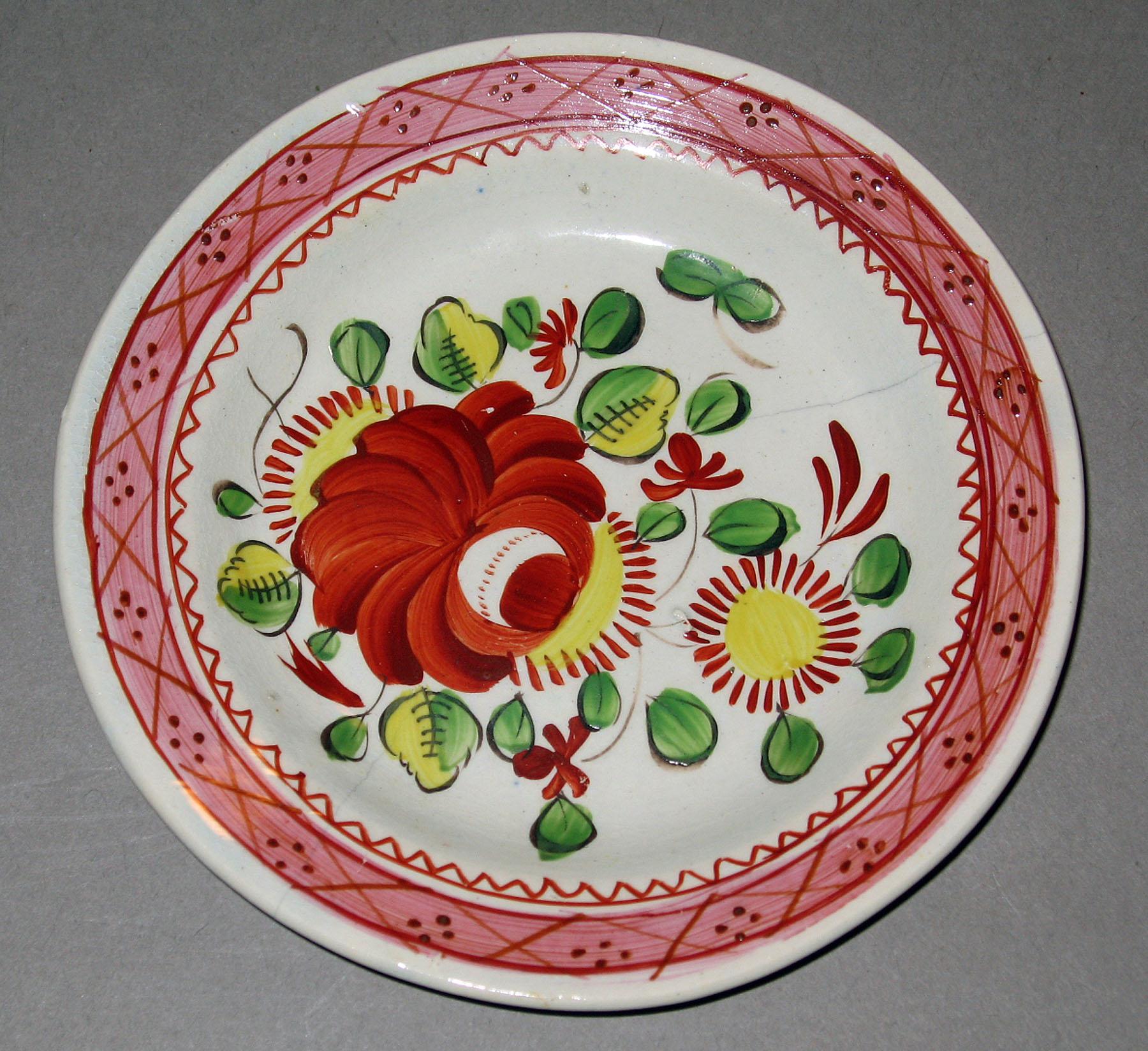 1967.1053.001 Pearlware plate