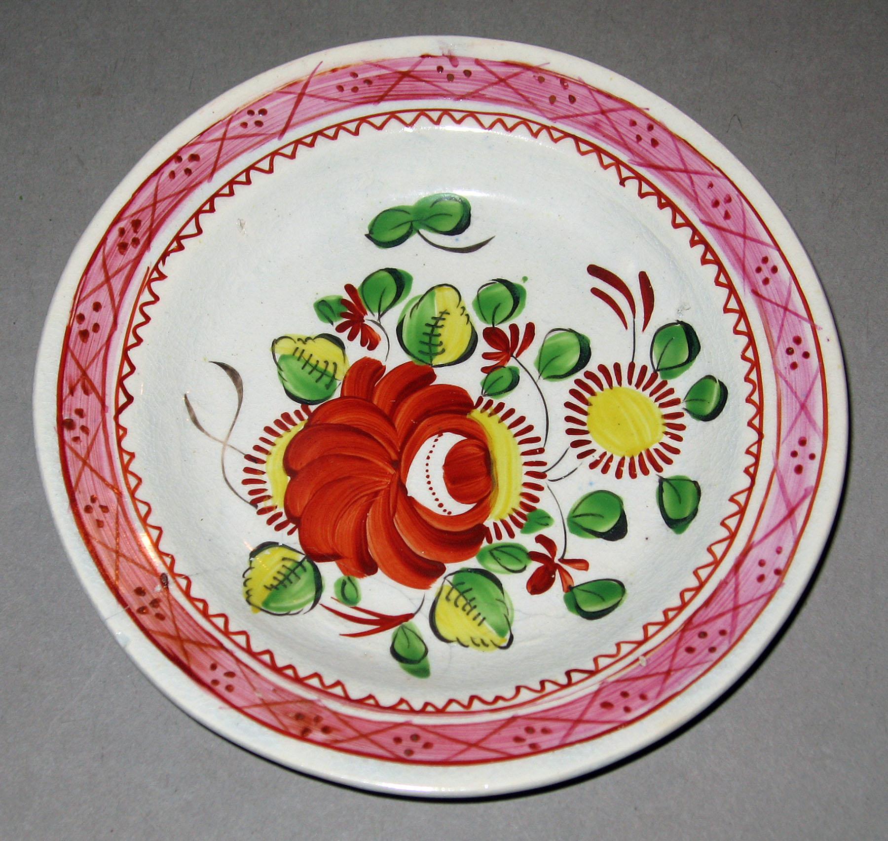 1967.1053.002 Pearlware plate