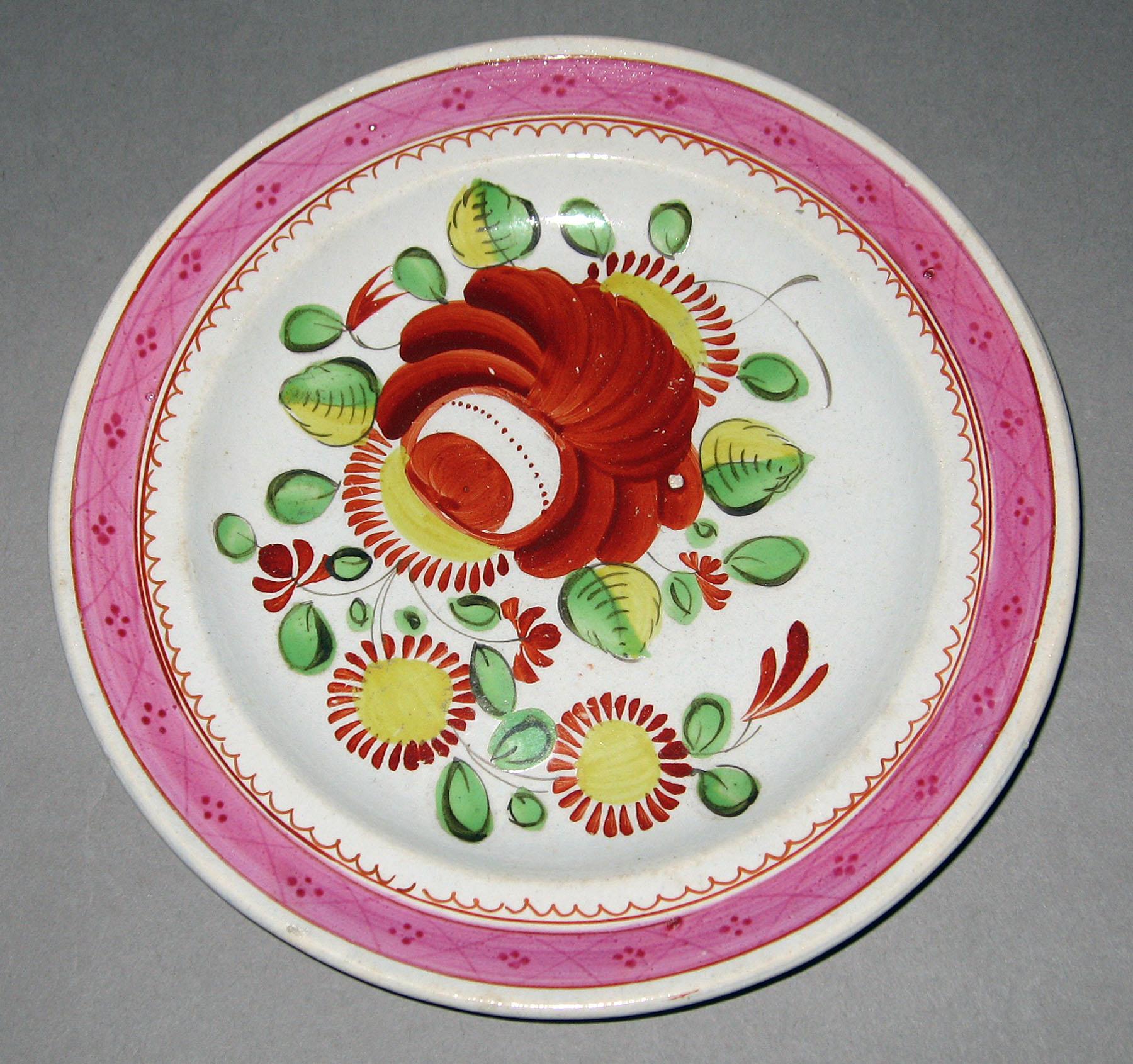 1967.1054 Pearlware plate