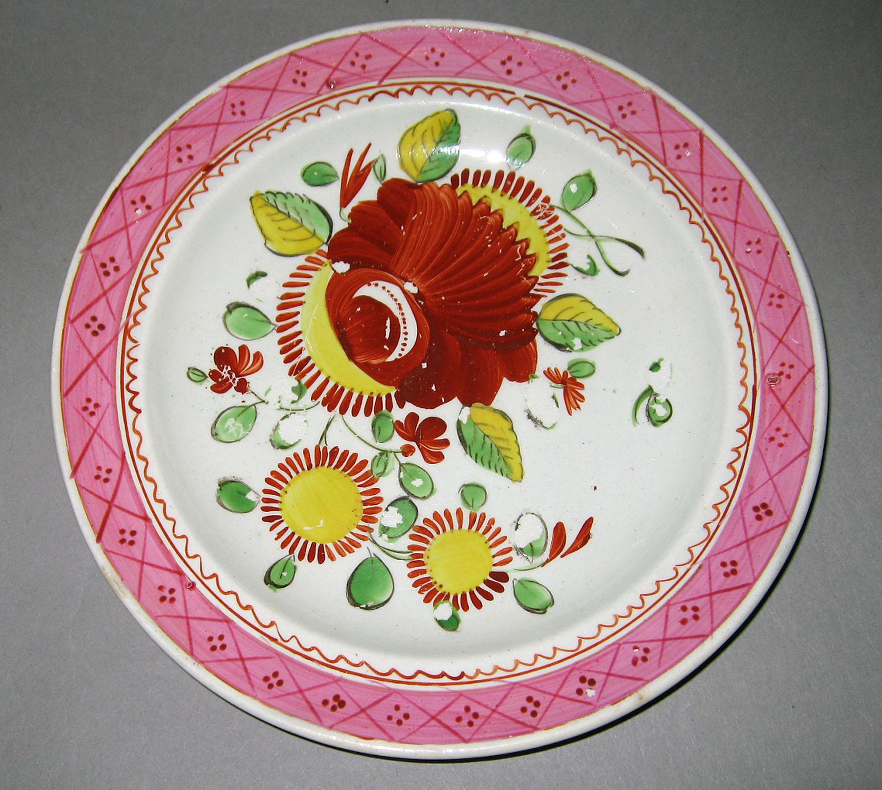 1967.1056.002 Pearlware plate