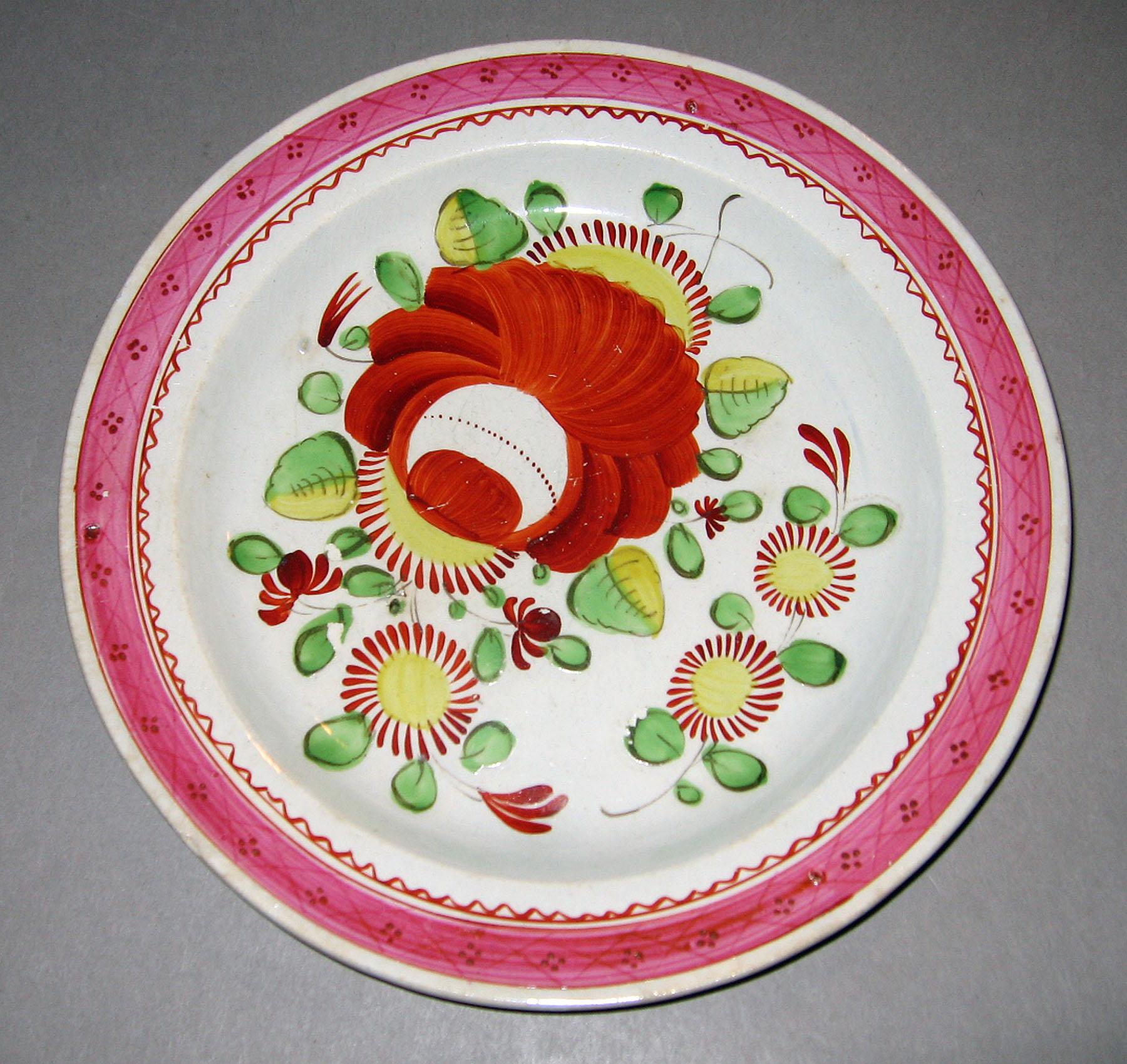 1967.1057 Pearlware plate