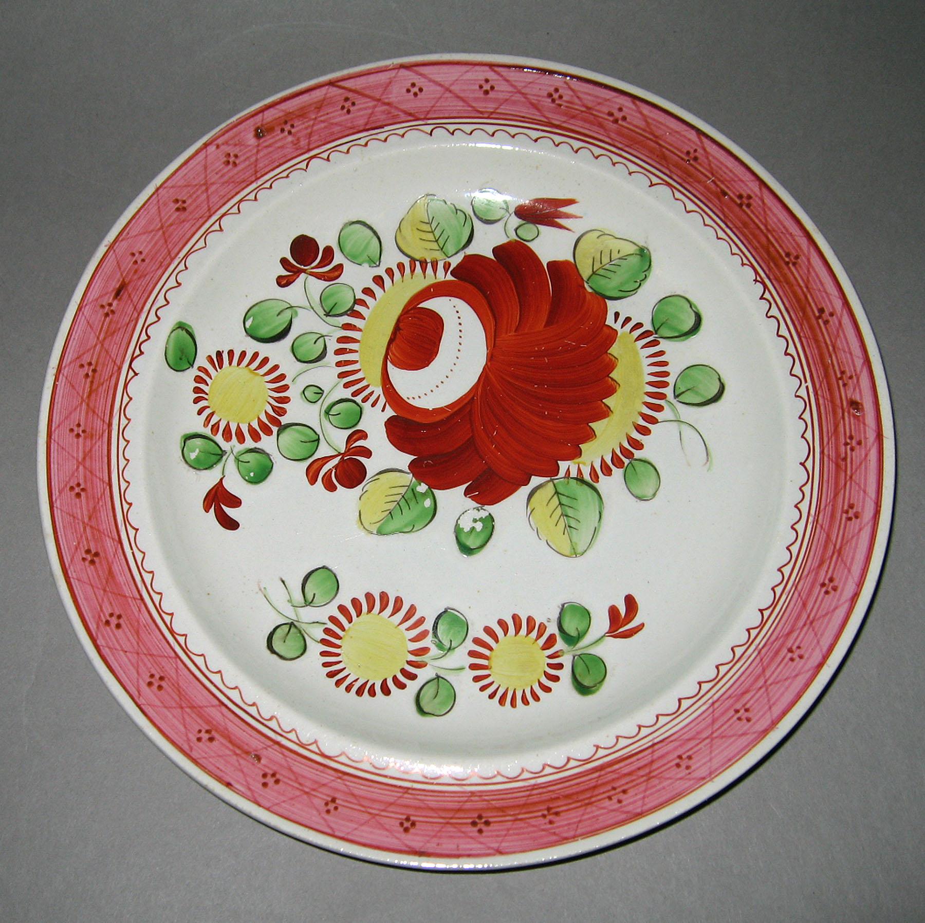 1967.1058.002 Pearlware plate