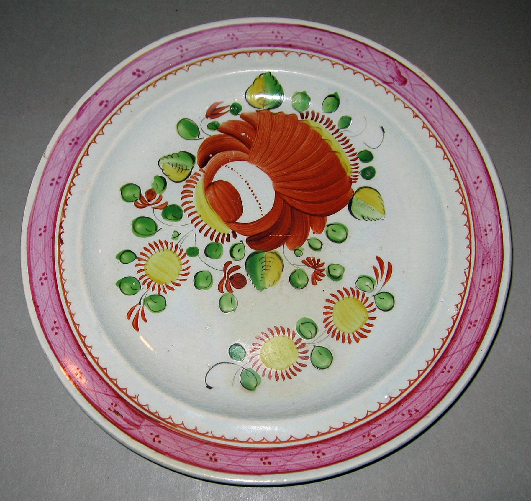 1967.1058.004 Pearlware plate