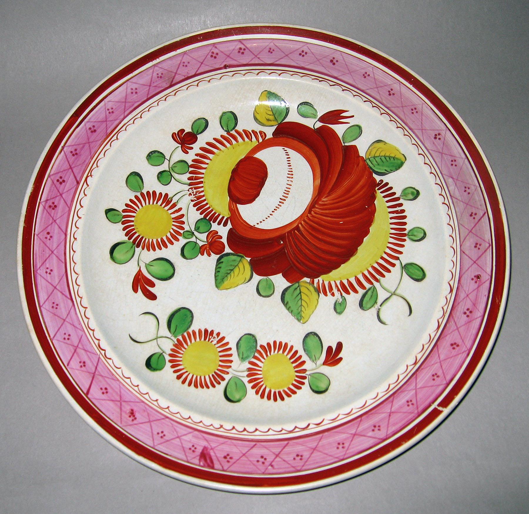 1967.1060 Pearlware plate