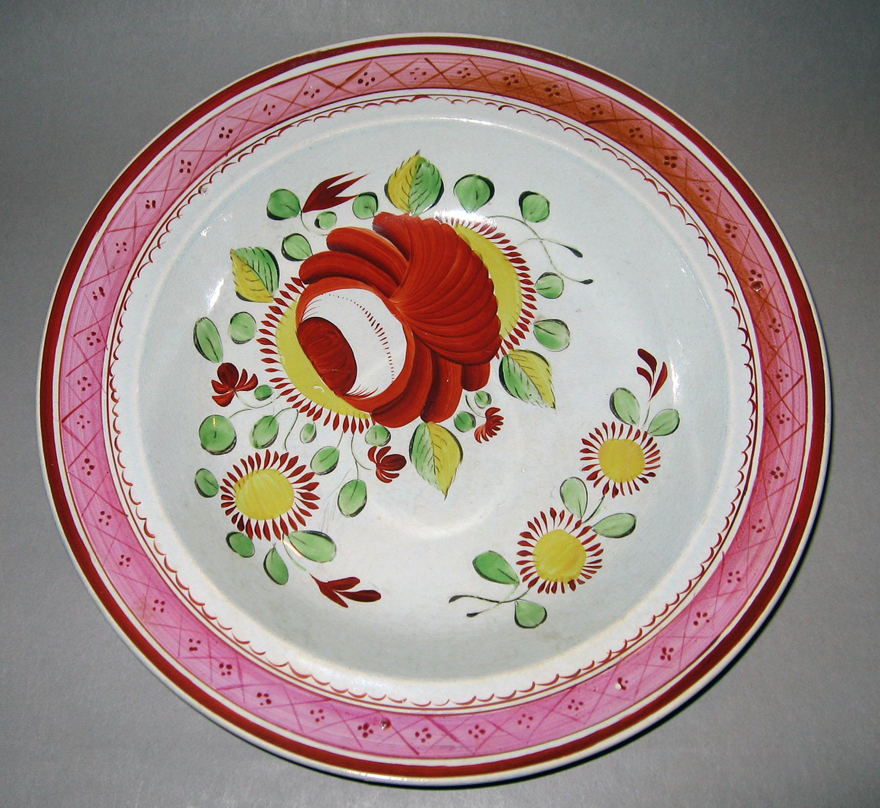1967.1061 Pearlware soup plate