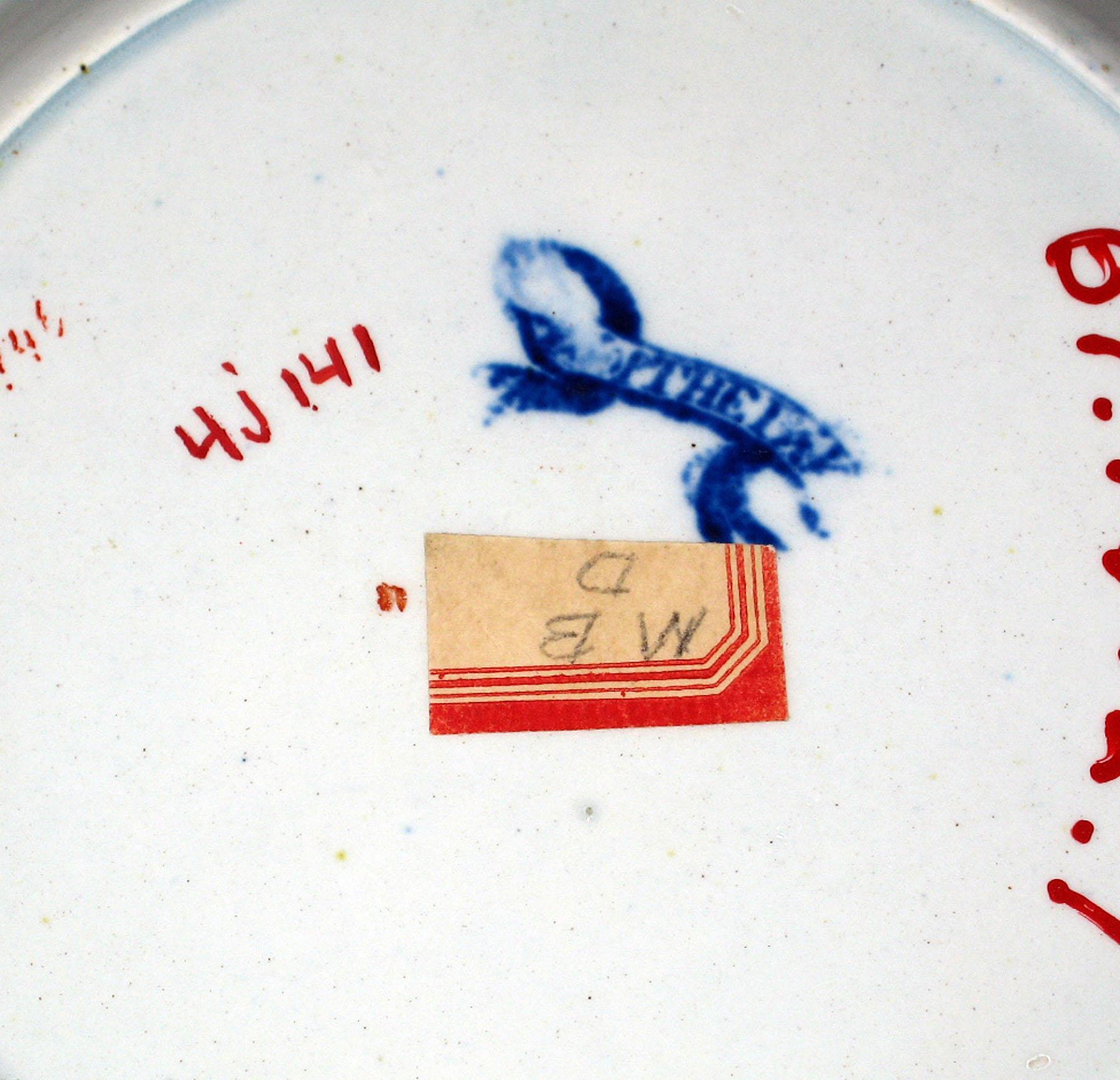 1967.1072.001 Pearlware plate (mark)