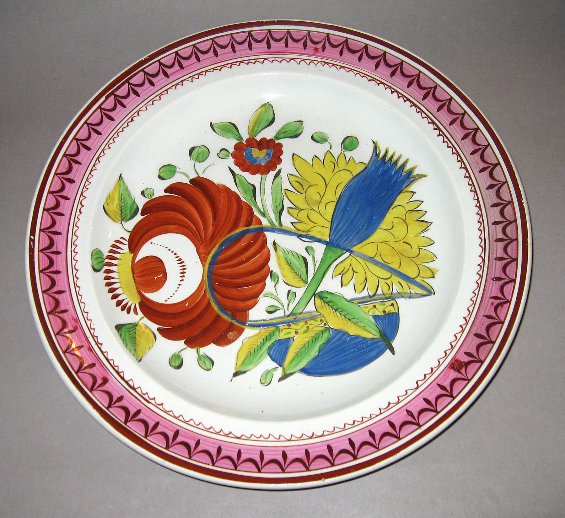 1967.1084 Pearlware plate