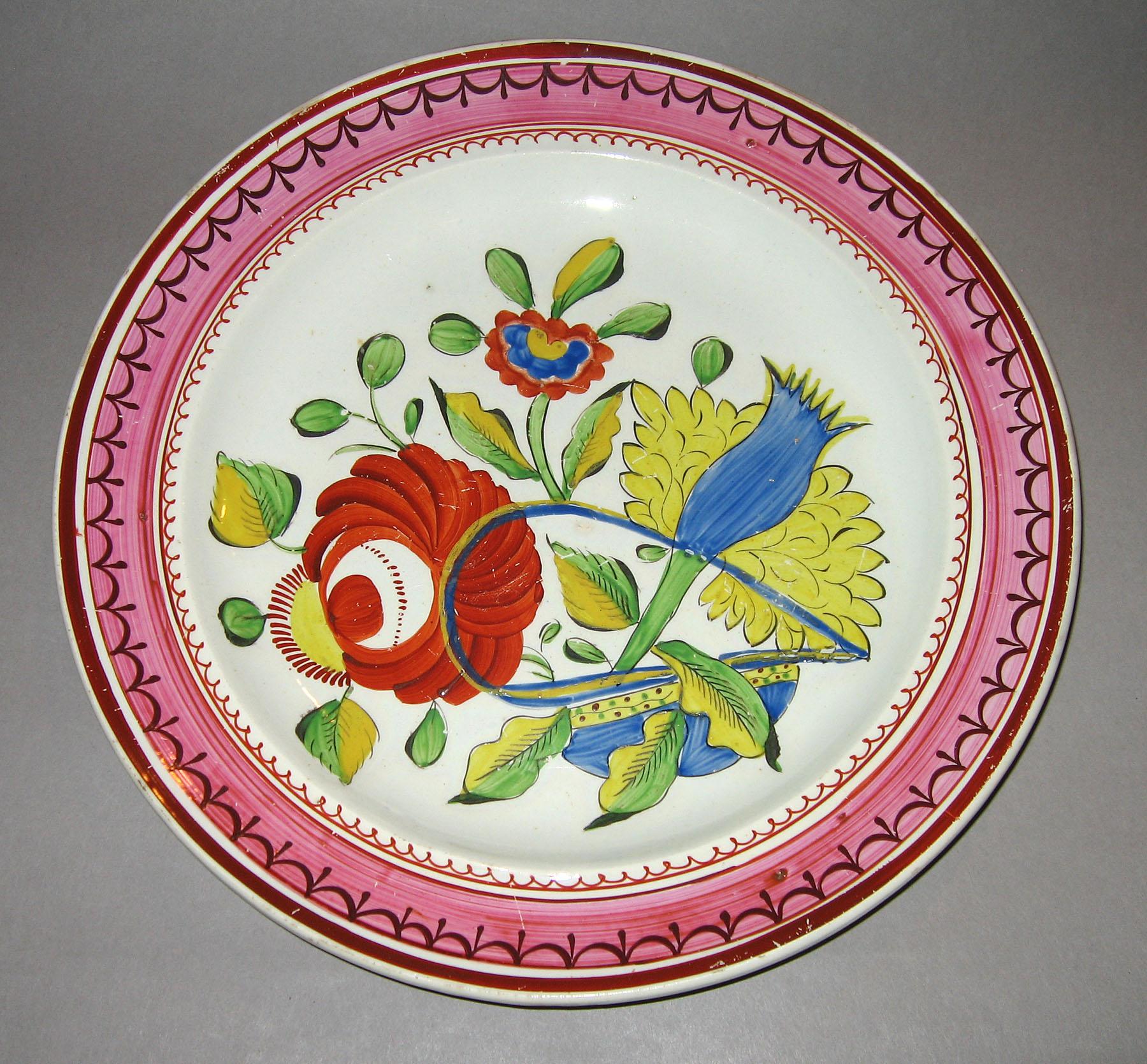1964.1085 Pearlware plate