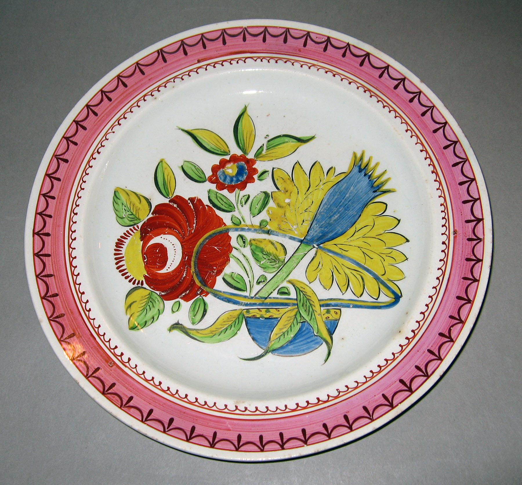 1967.1086 Pearlware plate