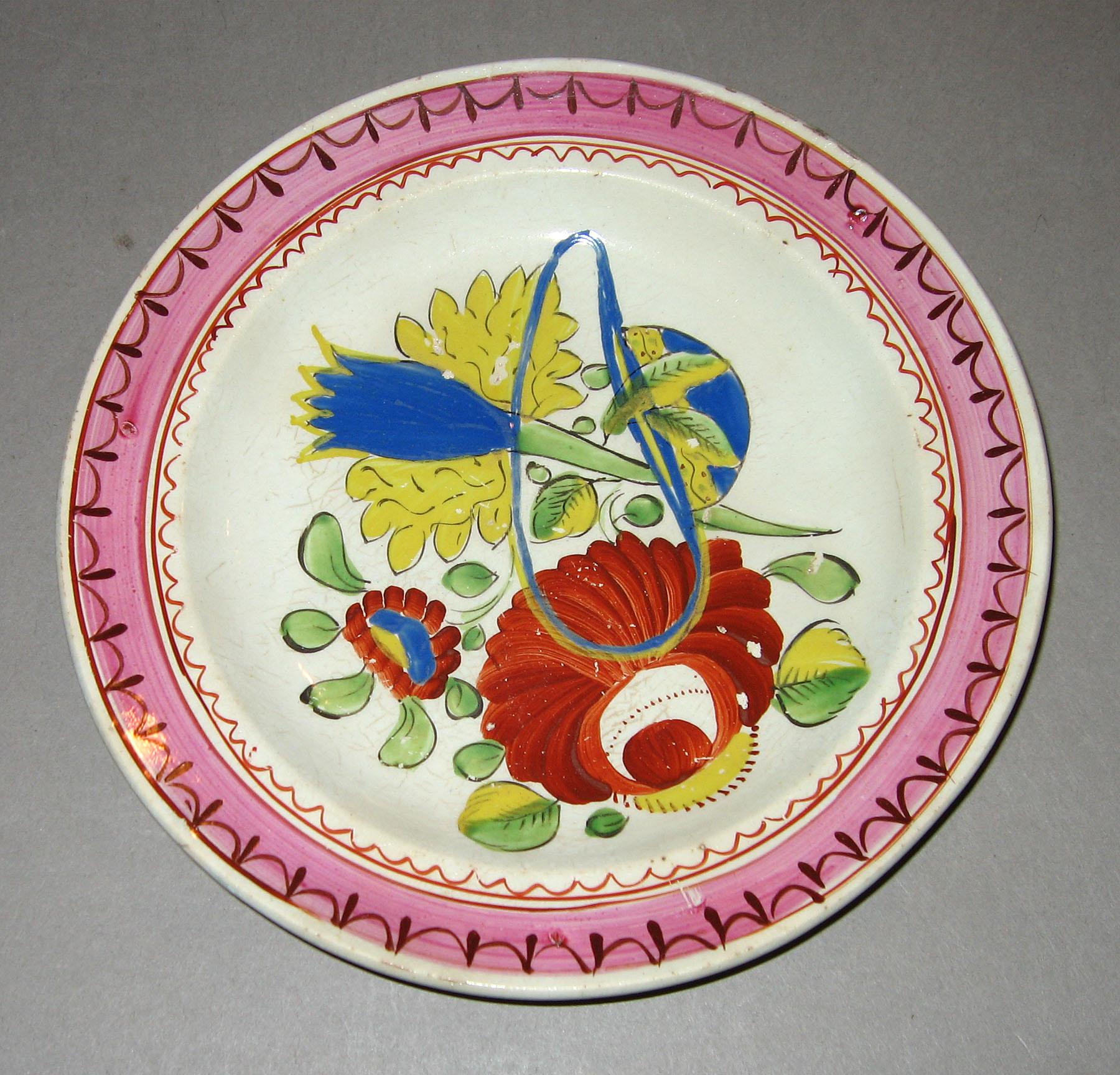 1967.1087 Pearlware plate