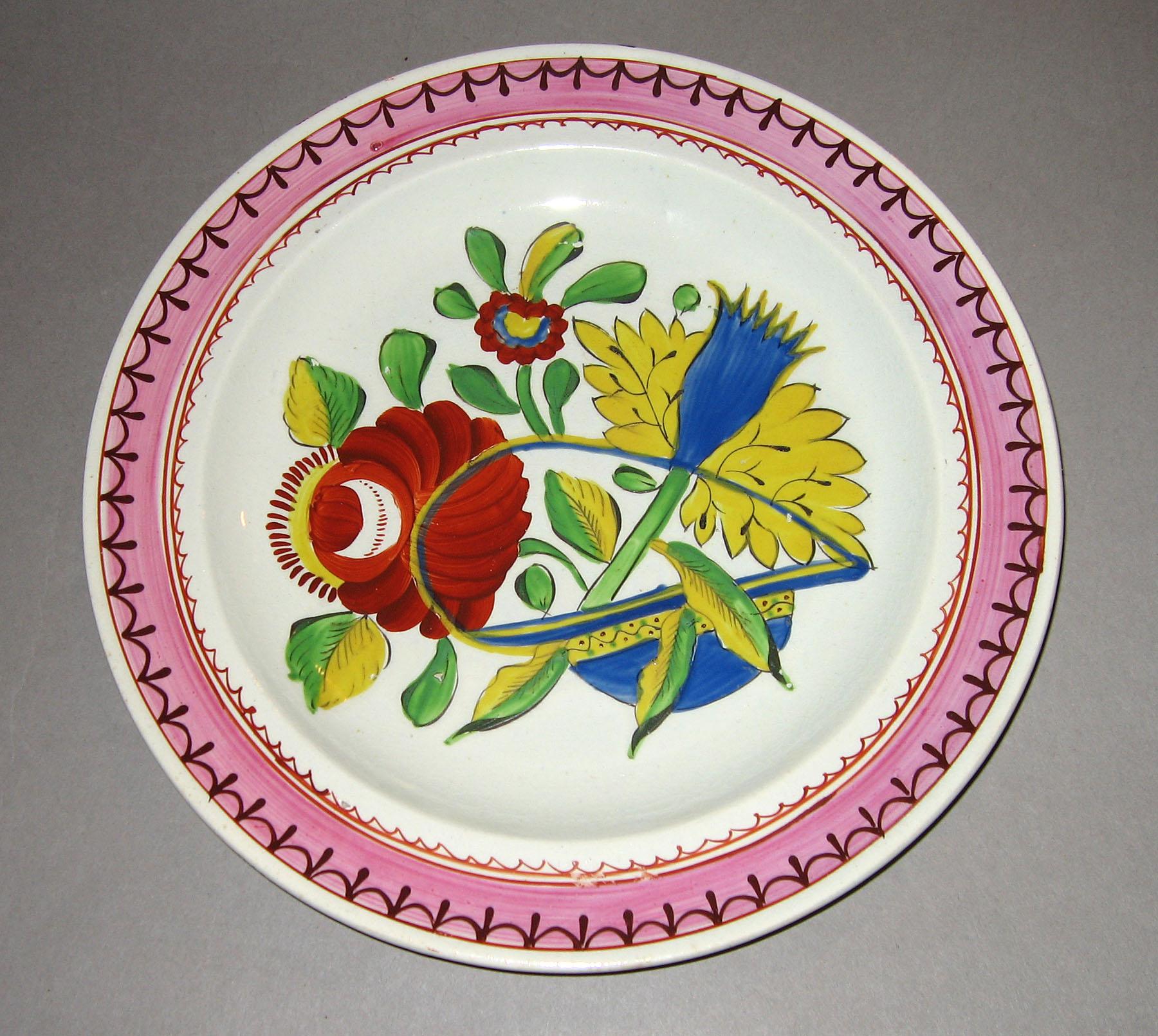 1964.1088.001 Pearlware plate