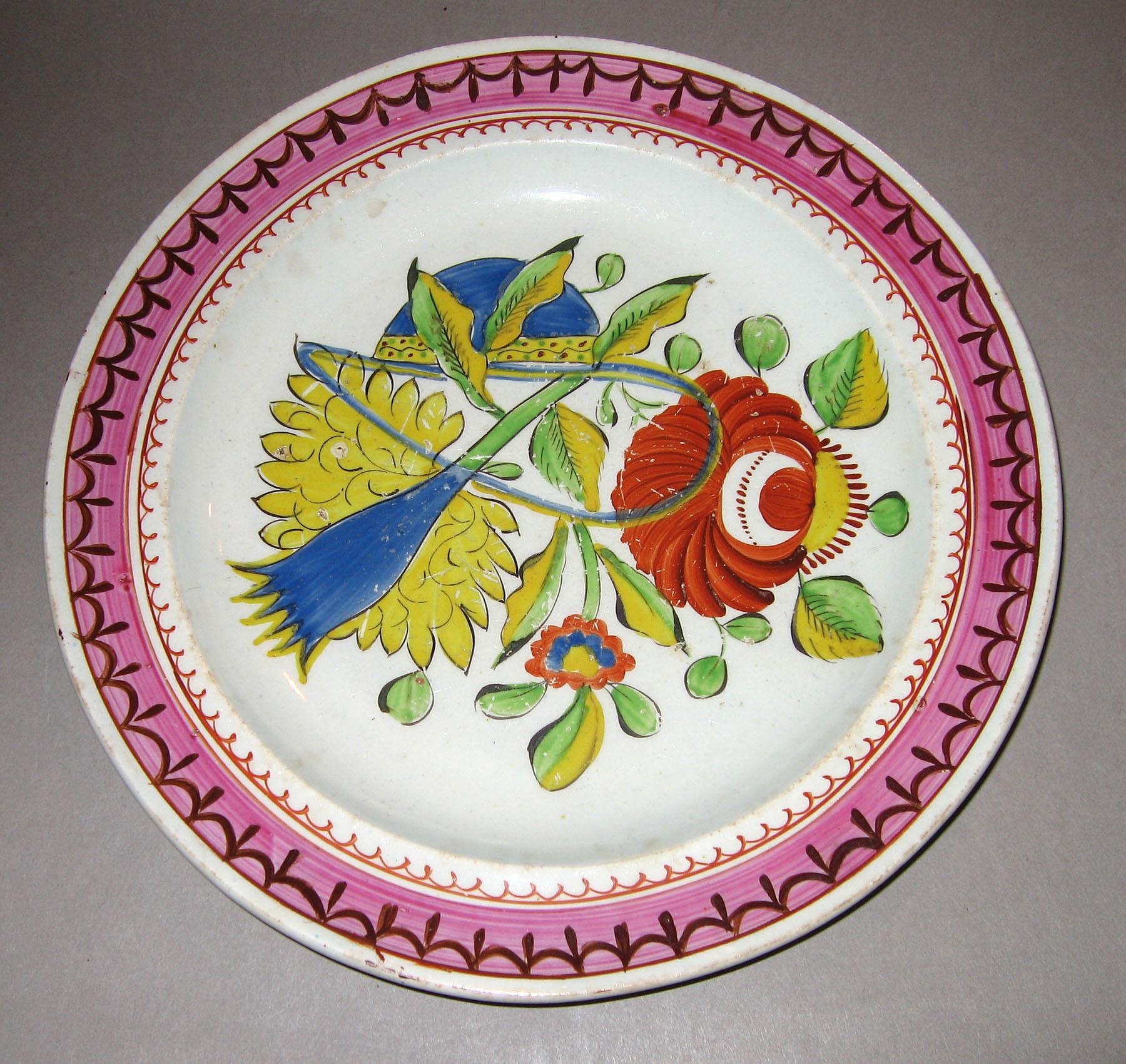 1964.1088.002 Pearlware plate