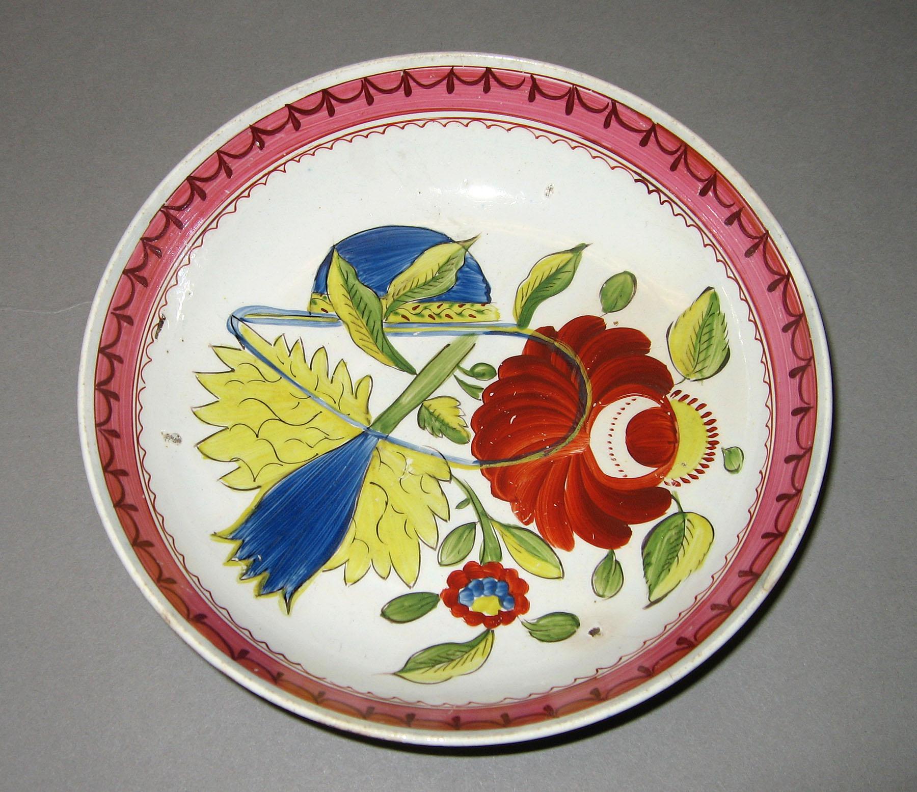 1967.1092.005 Oyster pattern saucer