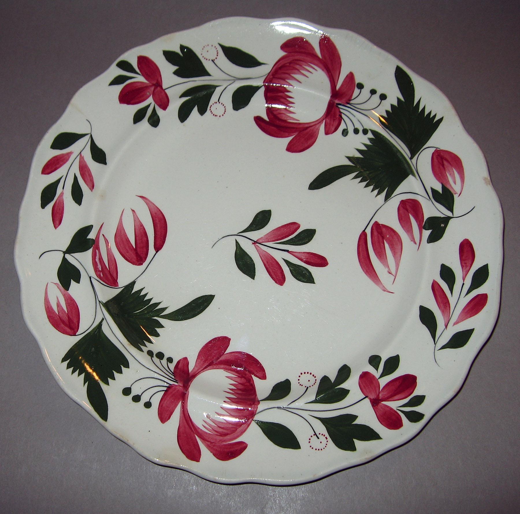 1967.1097.001 Pearlware plate