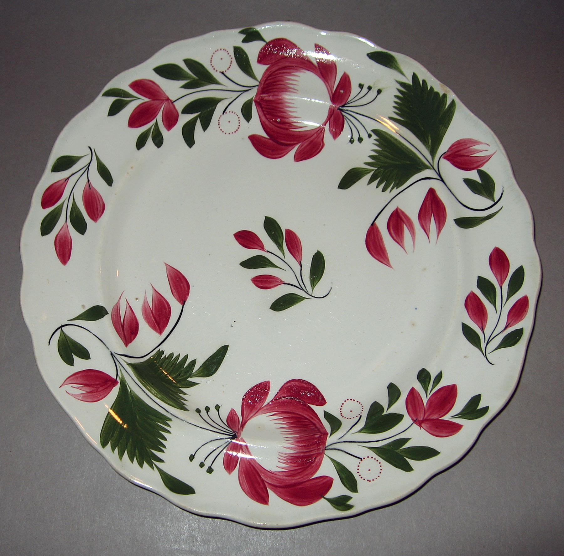 1967.1097.002 Pearlware plate