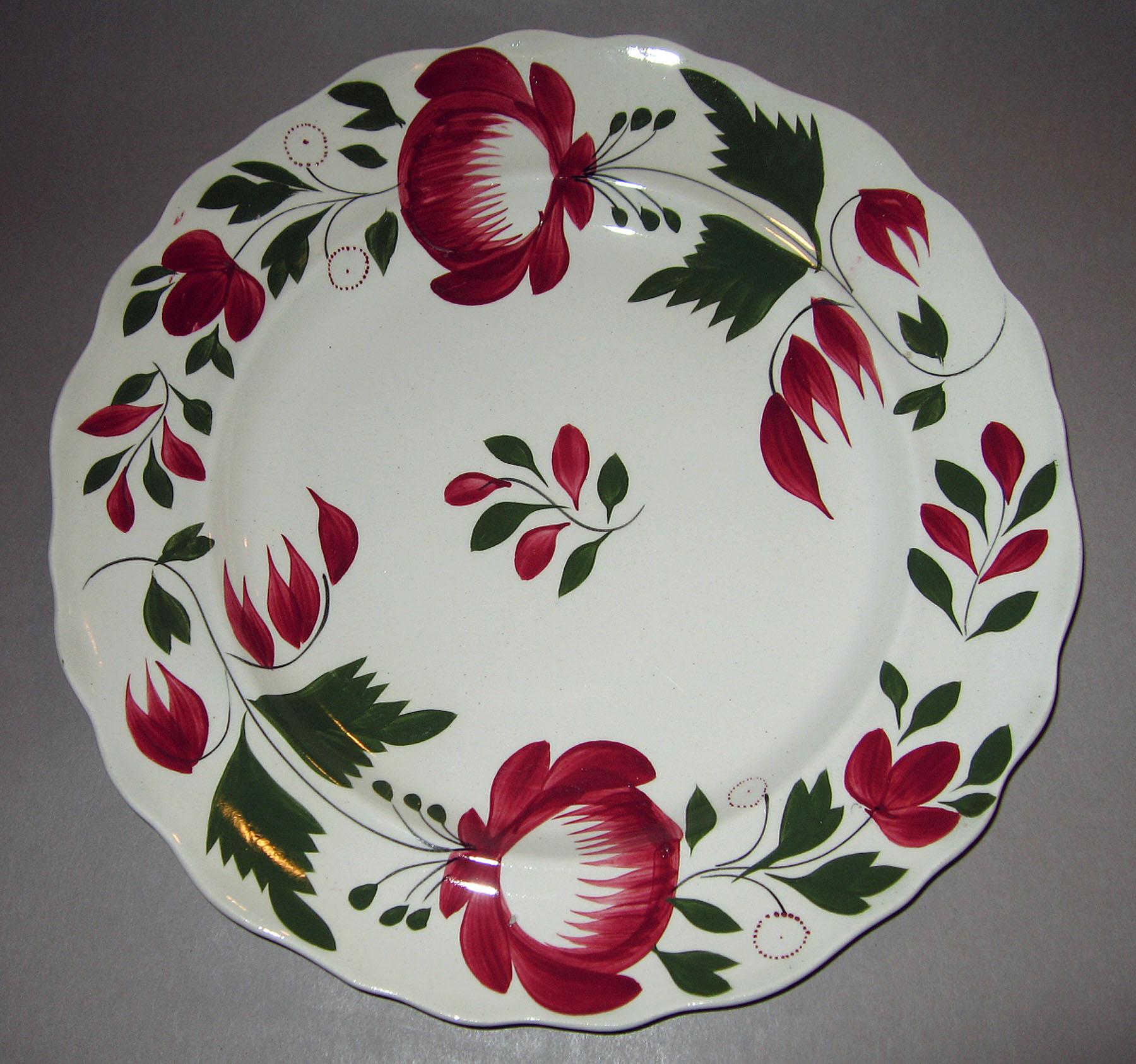1967.1097.004 Pearlware plate