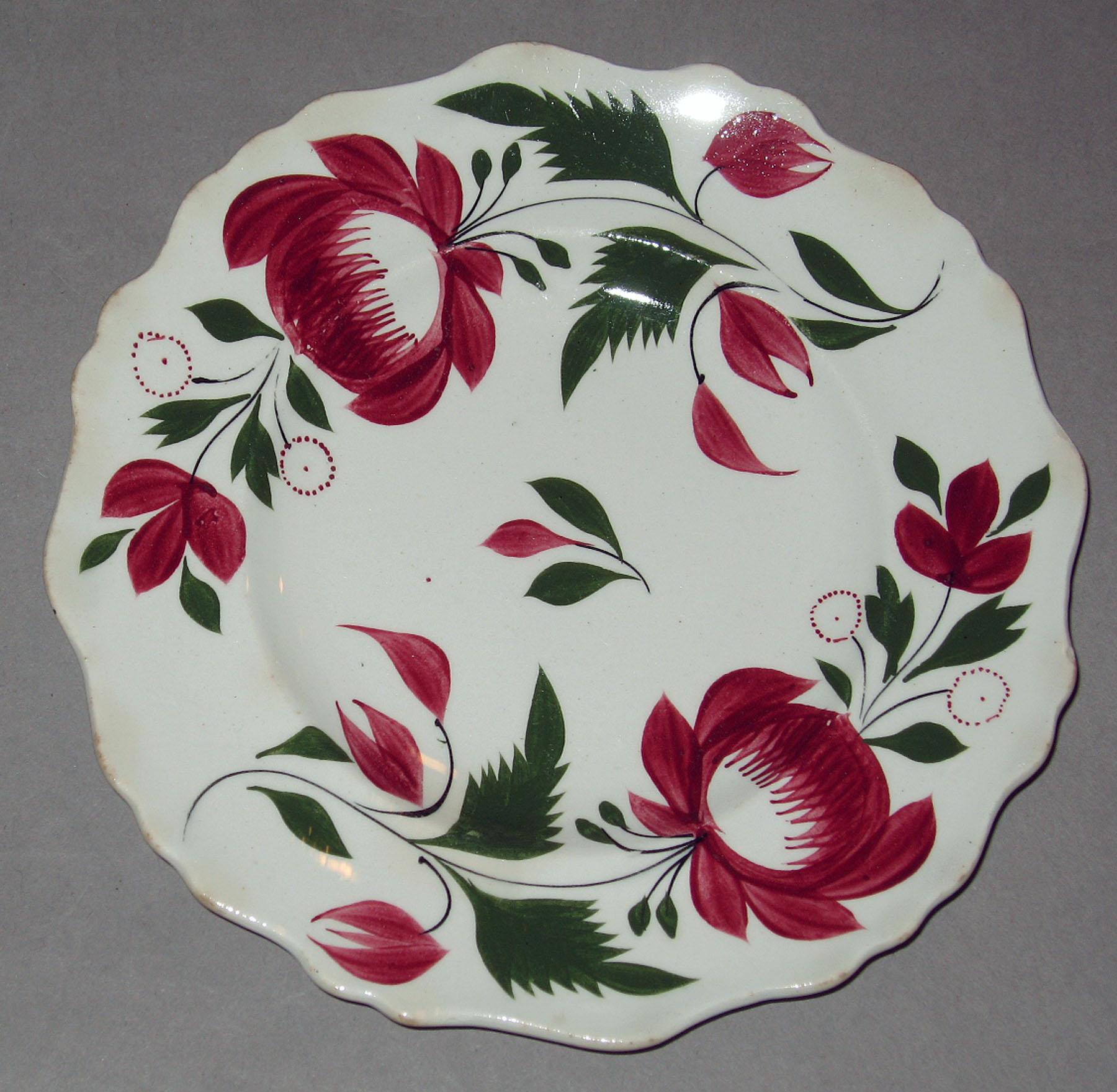1967.1098.001 Pearlware plate