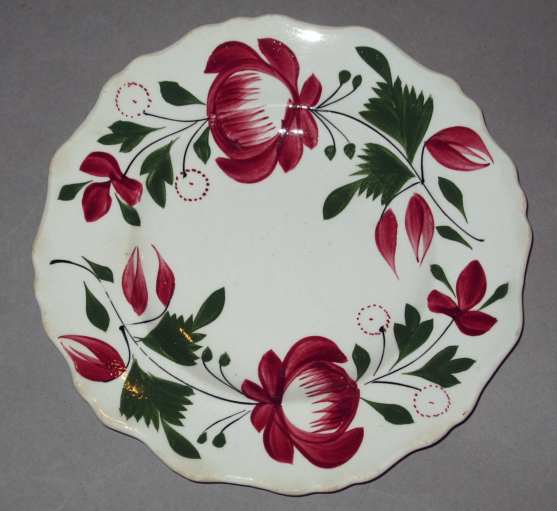 1967.1098.002 Pearlware plate
