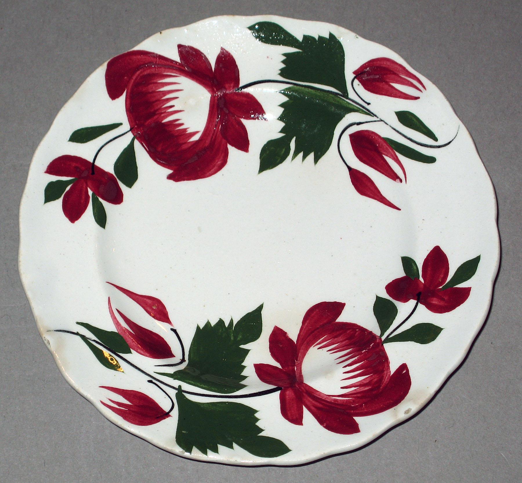 1967.1100.002 Pearlware plate
