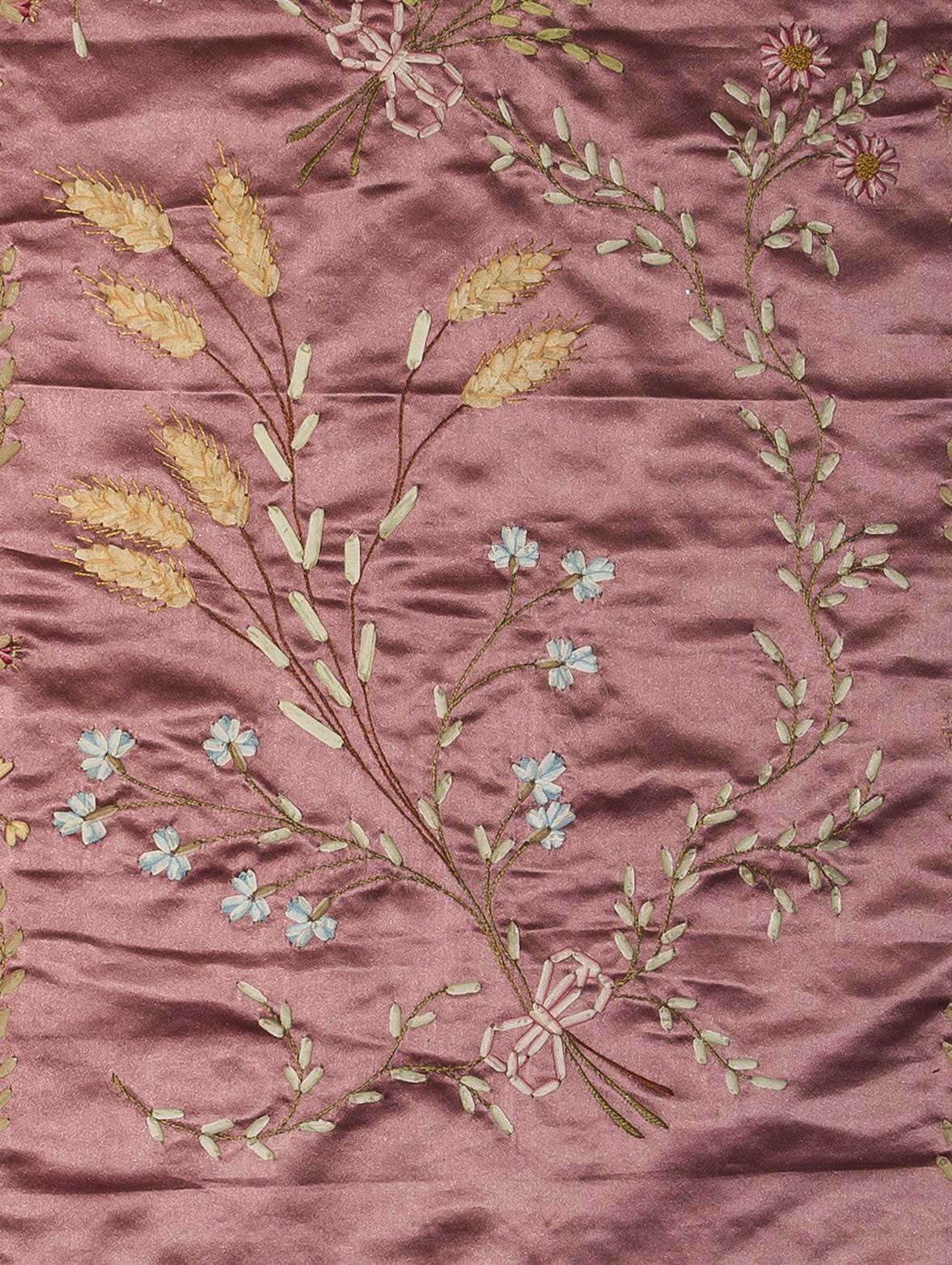 1967.1103.001 Textile, embroidered, detail 2