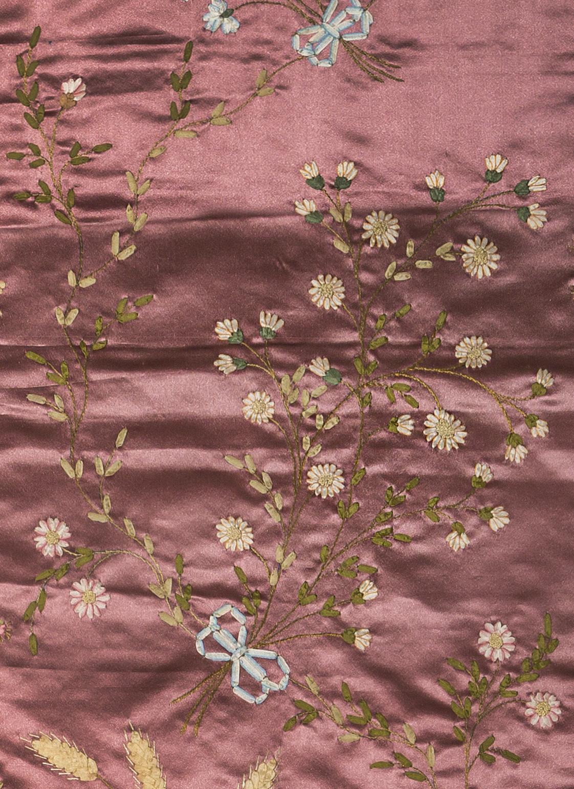 1967.1103.002 Textile, embroidered, detail 3
