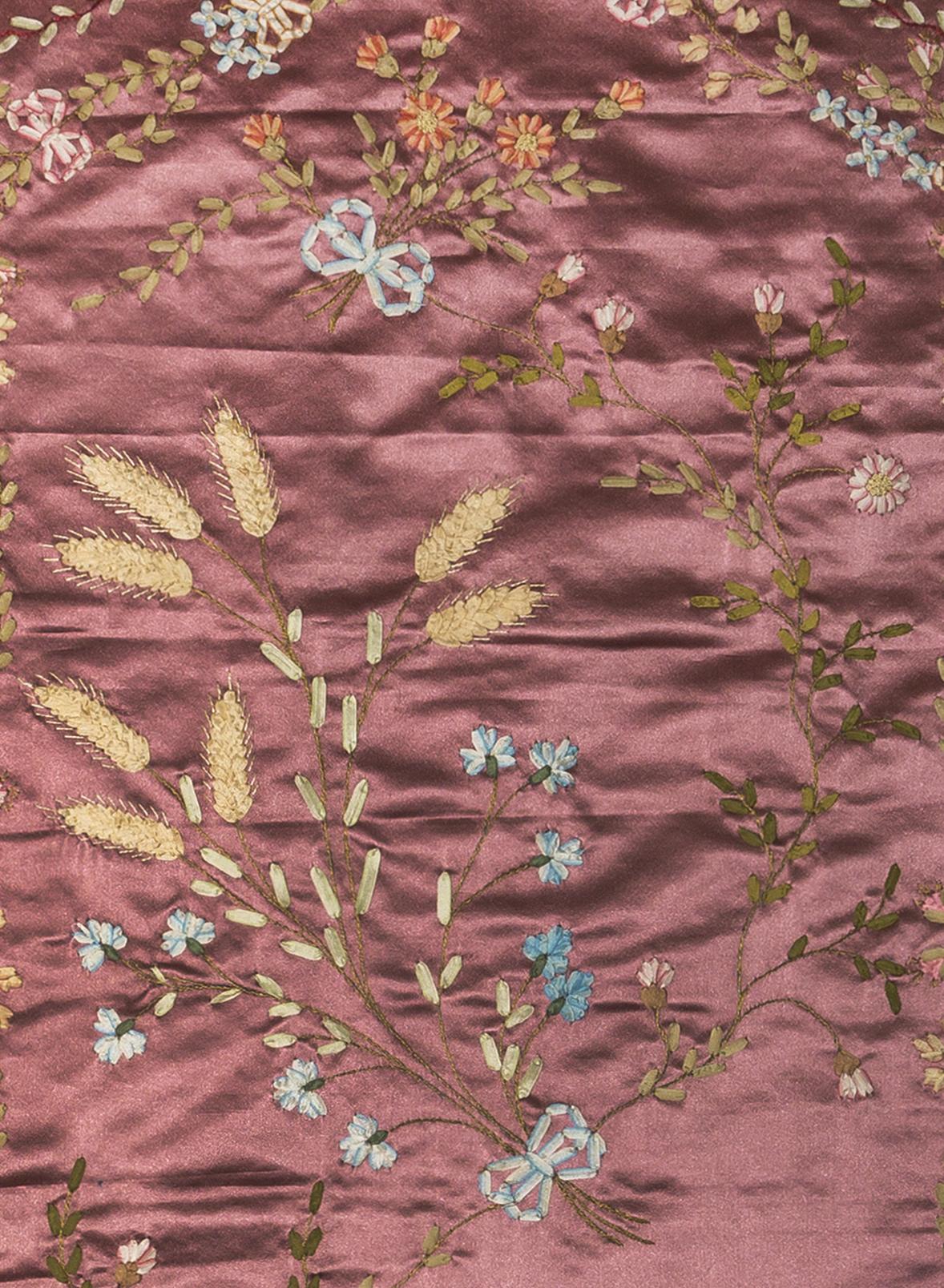 1967.1103.002 Textile, embroidered, detail 4