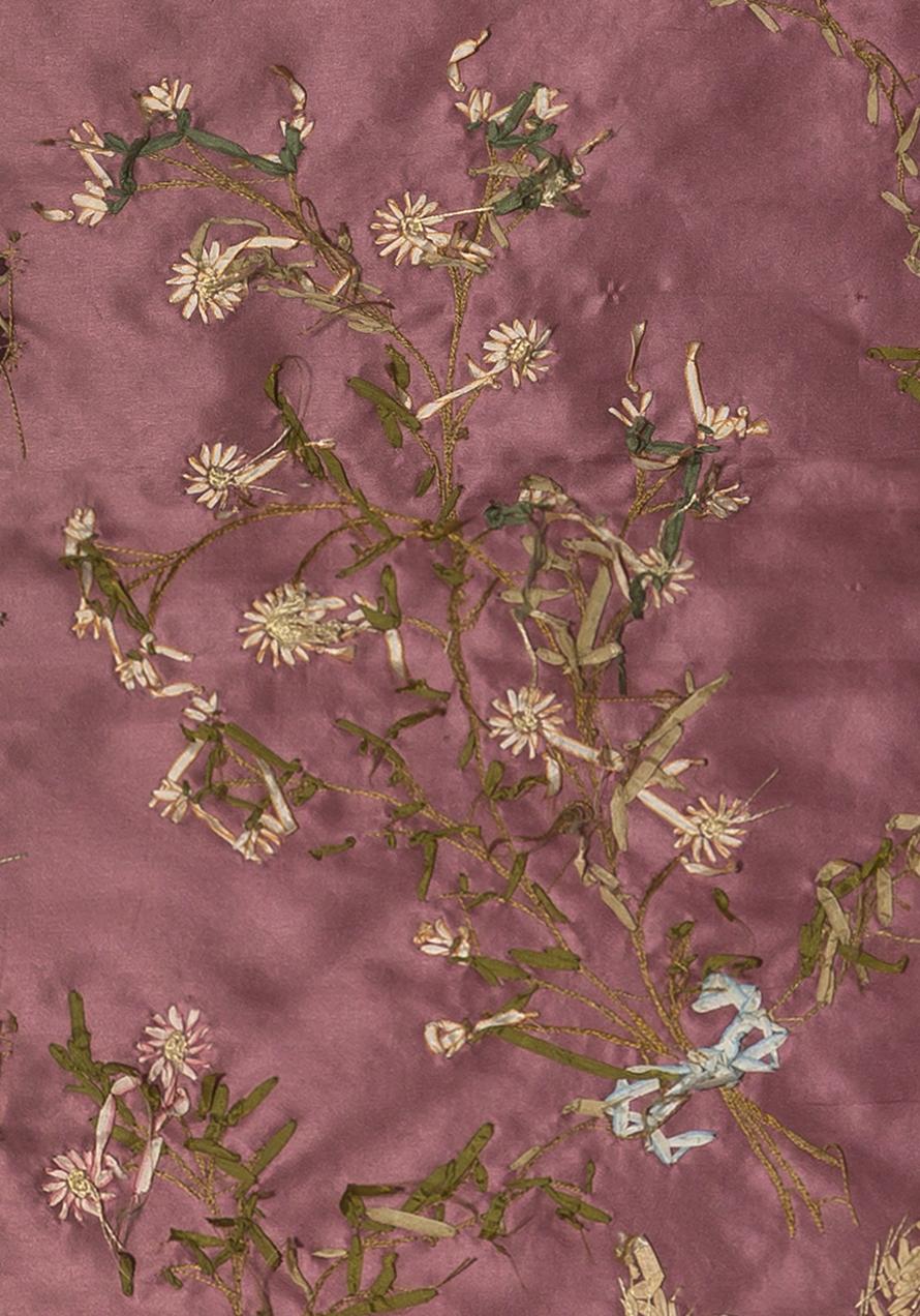 1967.1103.002 Textile, embroidered, reverse, detail 3