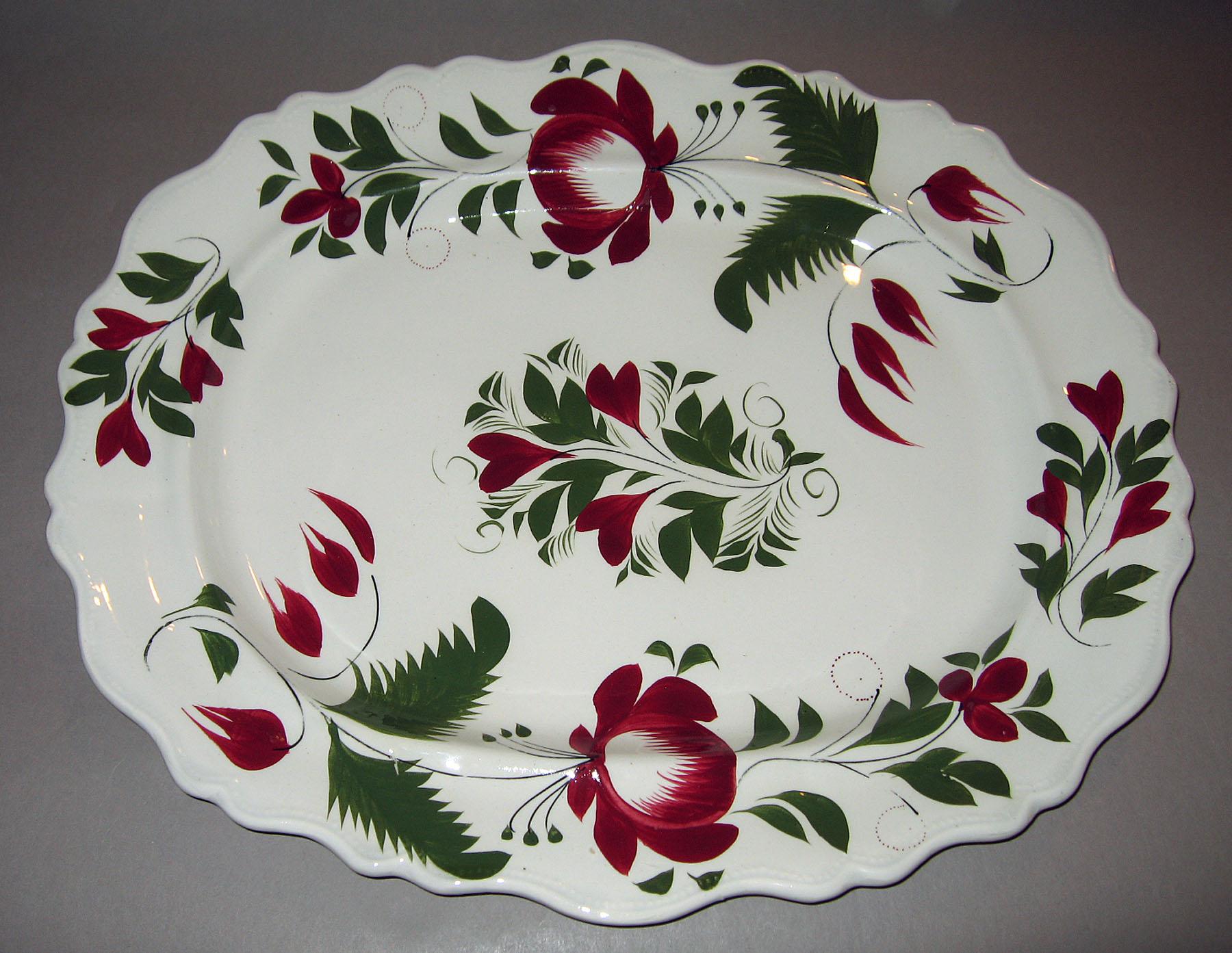 1967.1107.001 Pearlware platter