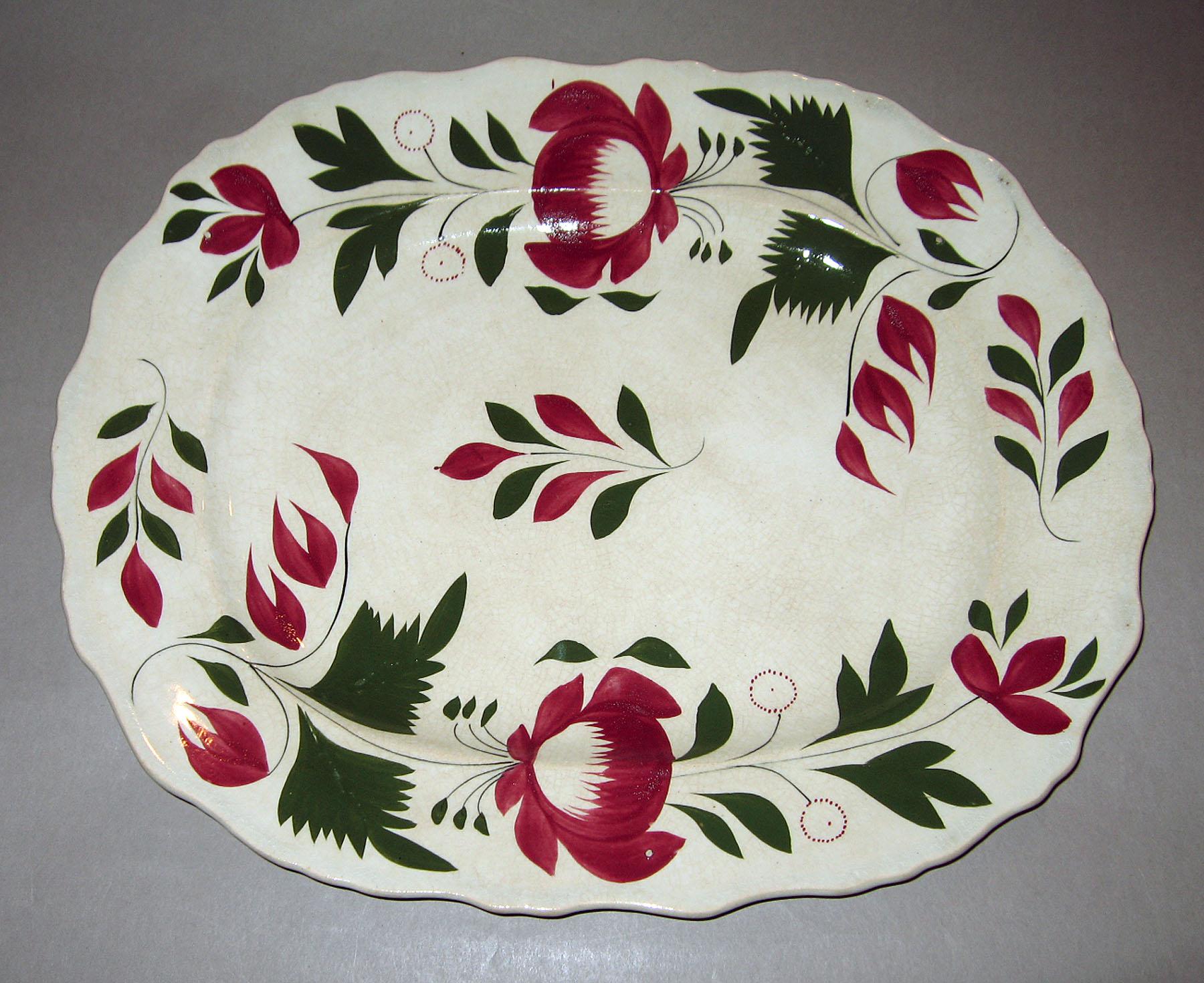 1967.1109.001 Pearlware platter