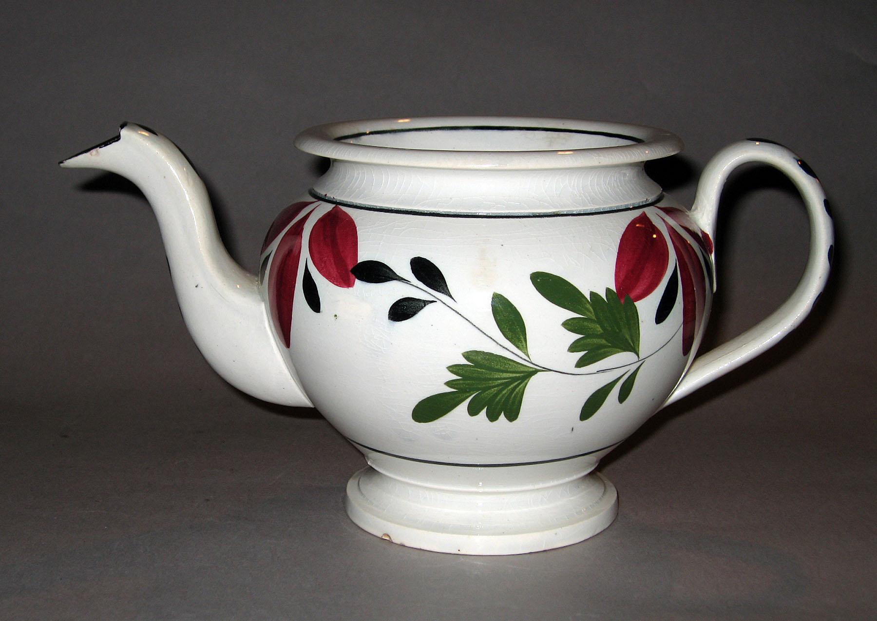 1967.1131 Pearlware teapot