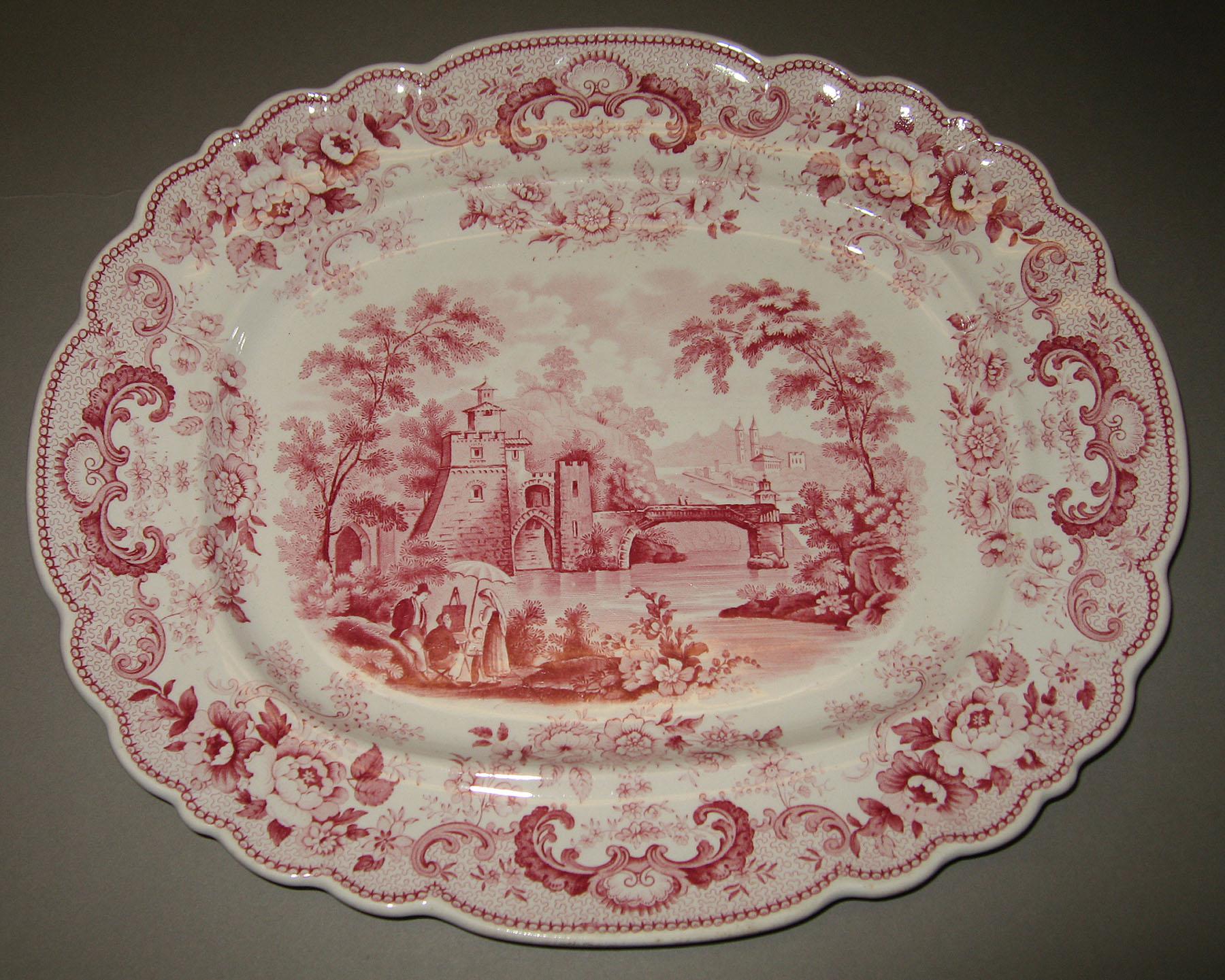 1967.1139 Ridgway earthenware platter