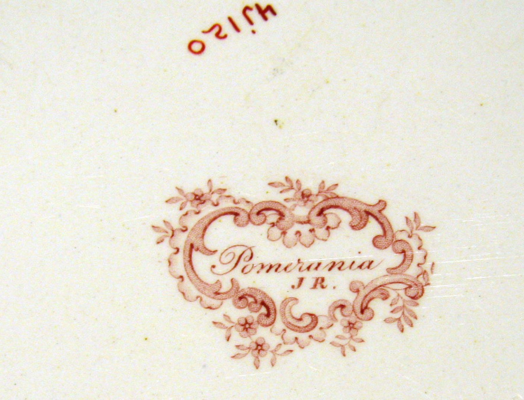 1967.1139 Ridgway earthenware platter, detail