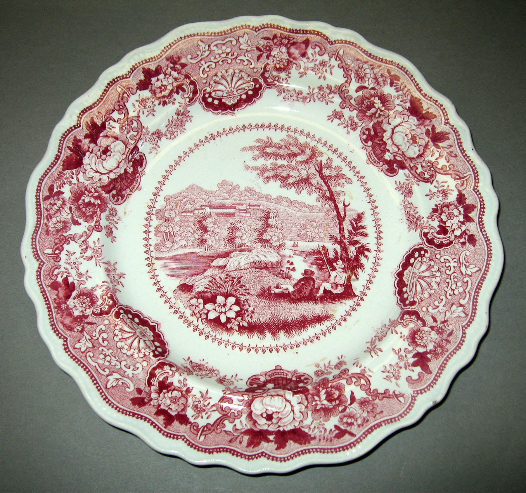 1967.1141.002 Adams Earthenware plate