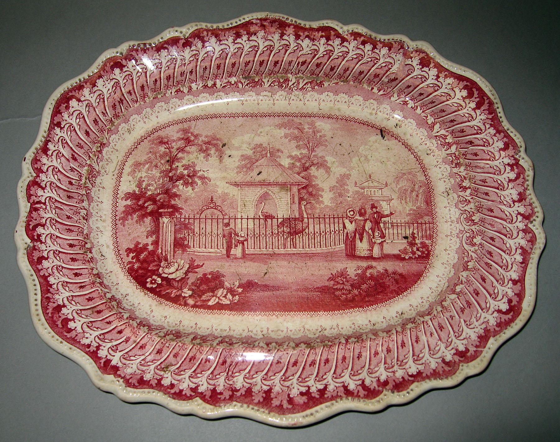 1967.1143 Clews earthenware platter