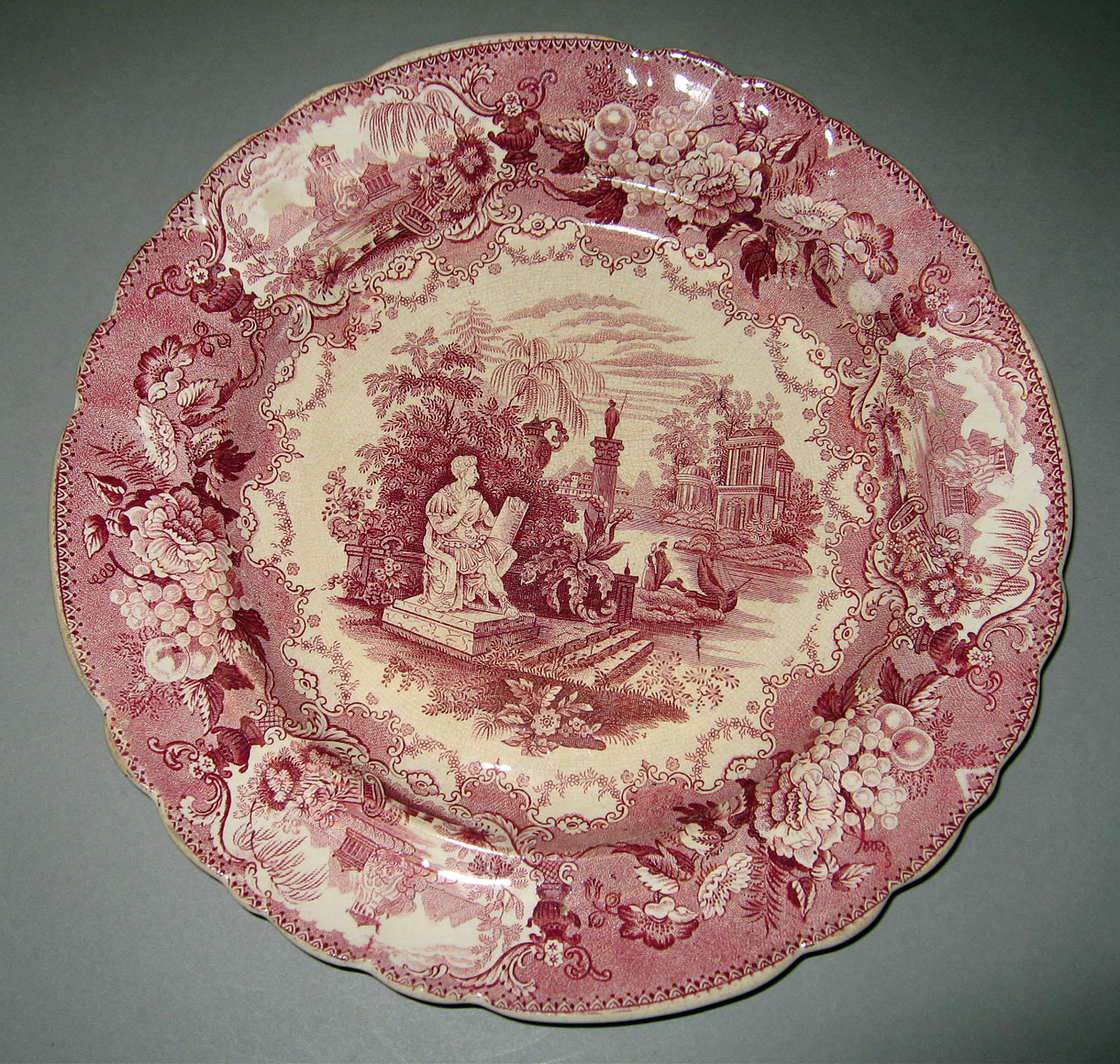 1967.1144.002 Wood earthenware plate