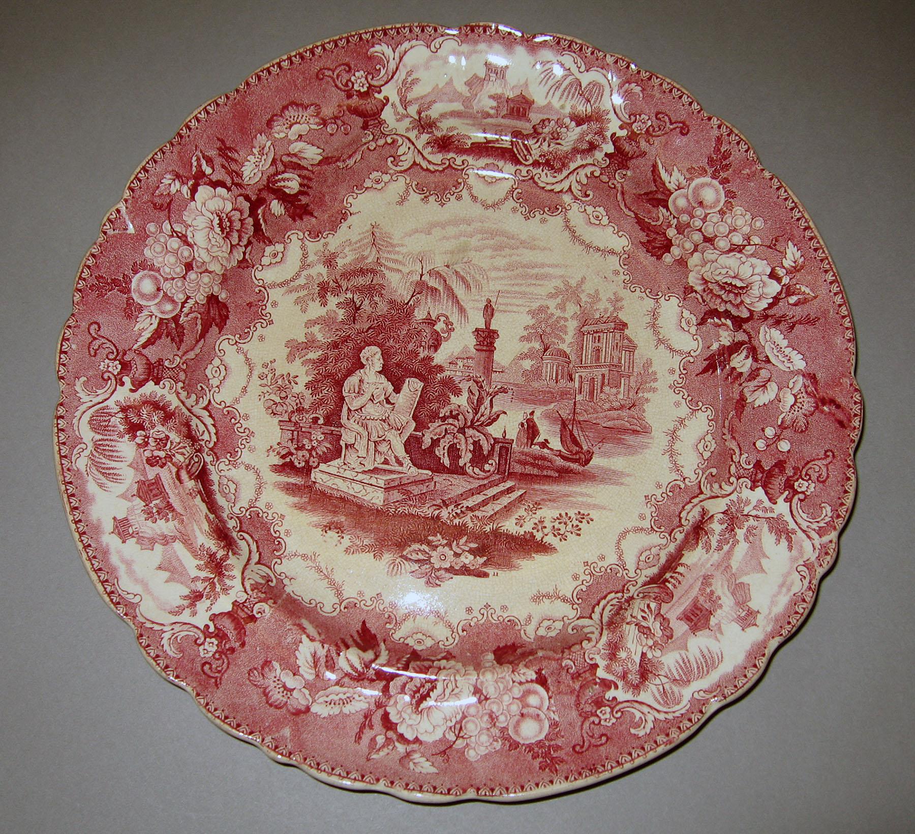 1967.1144.003 Wood earthenware plate