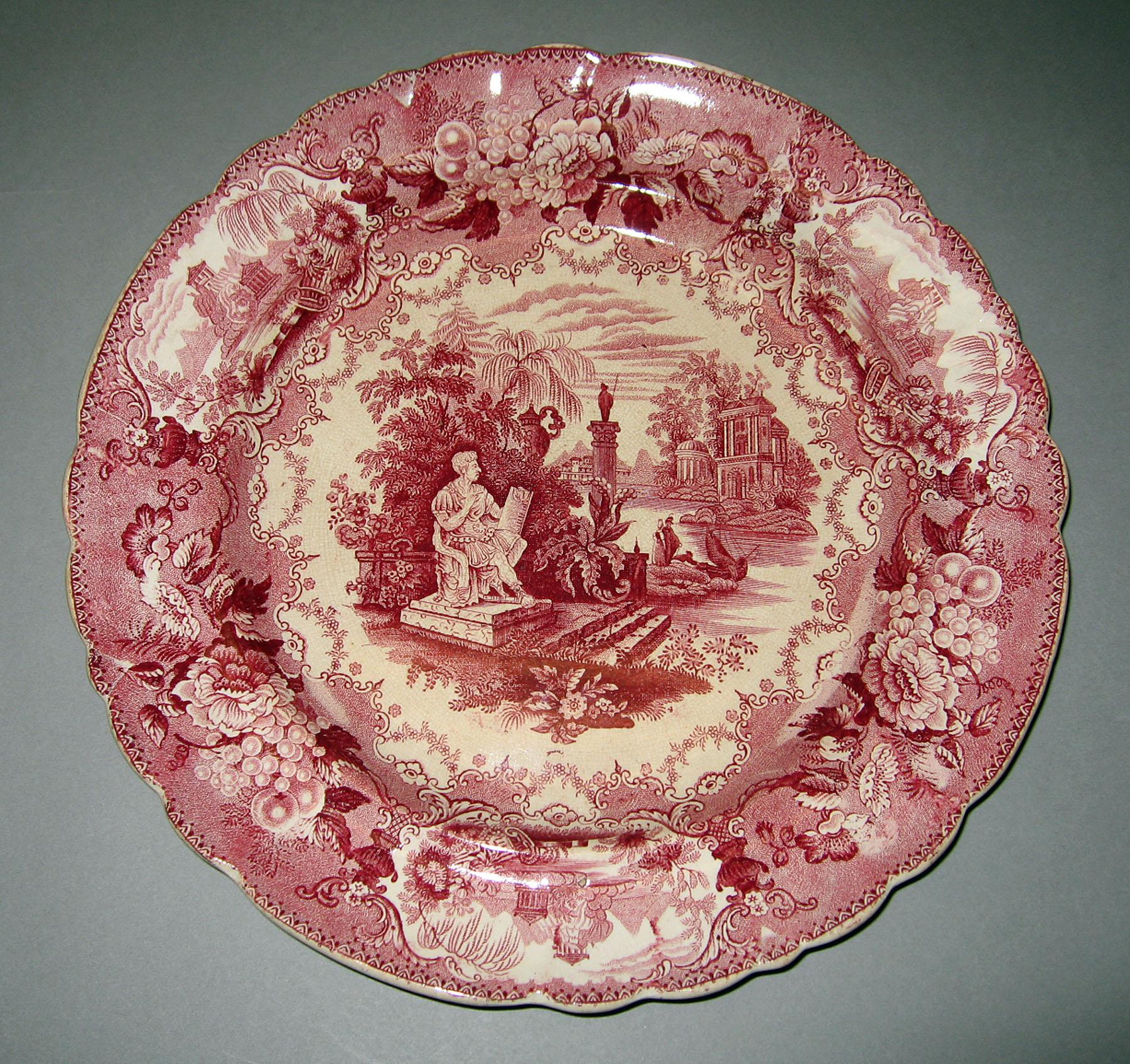1967.1144.004 Wood earthenware plate