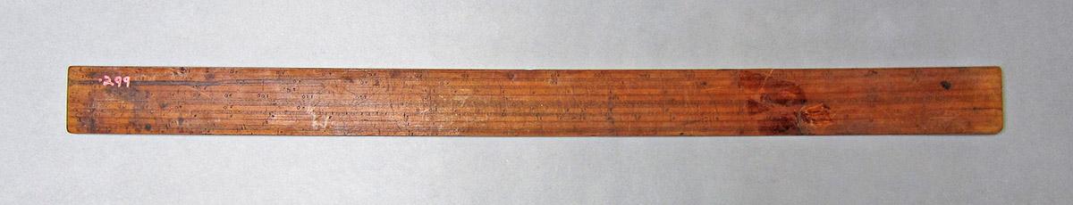 1957.0026.299, Rulers, large ruler side 1