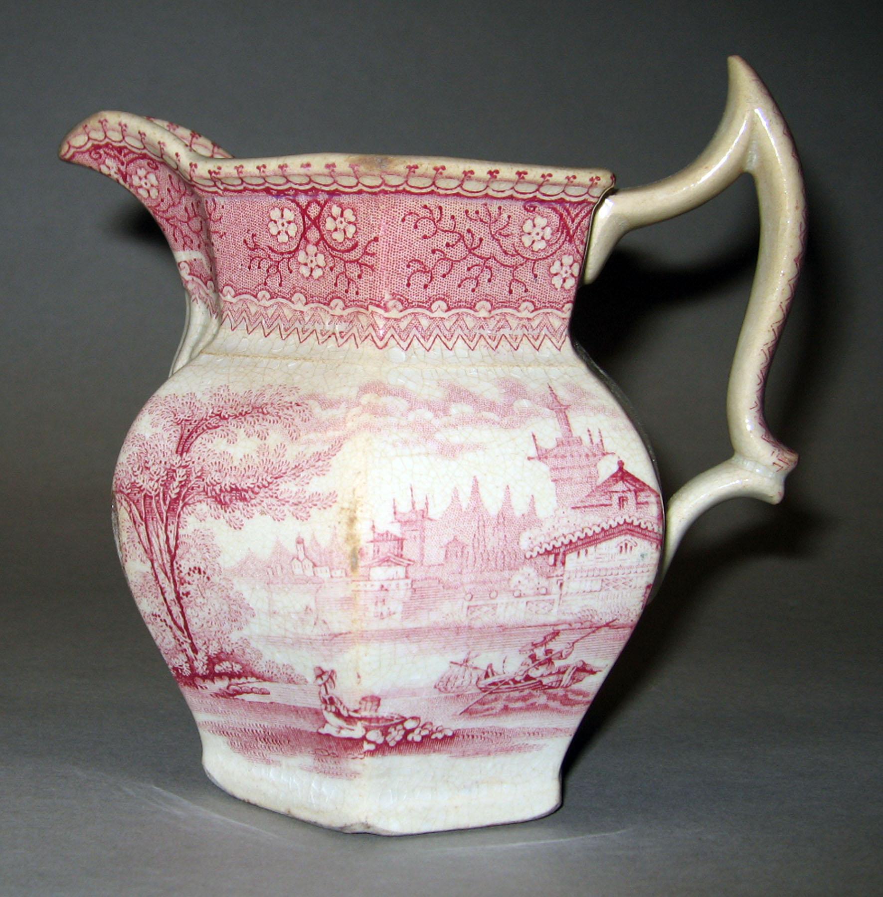 1967.1156 Earthenware cream pot