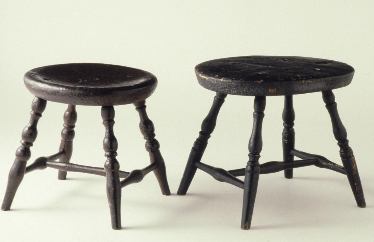 1967.1180 Stool, 1955.0019.001 Stool