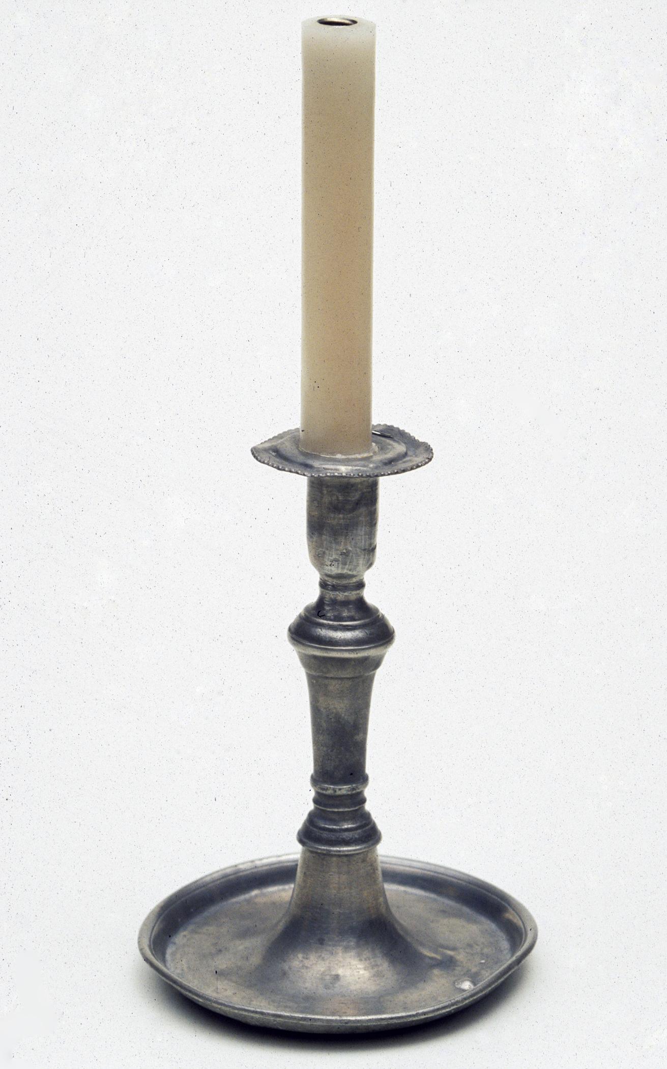 1967.1210 Pewter candlestick
