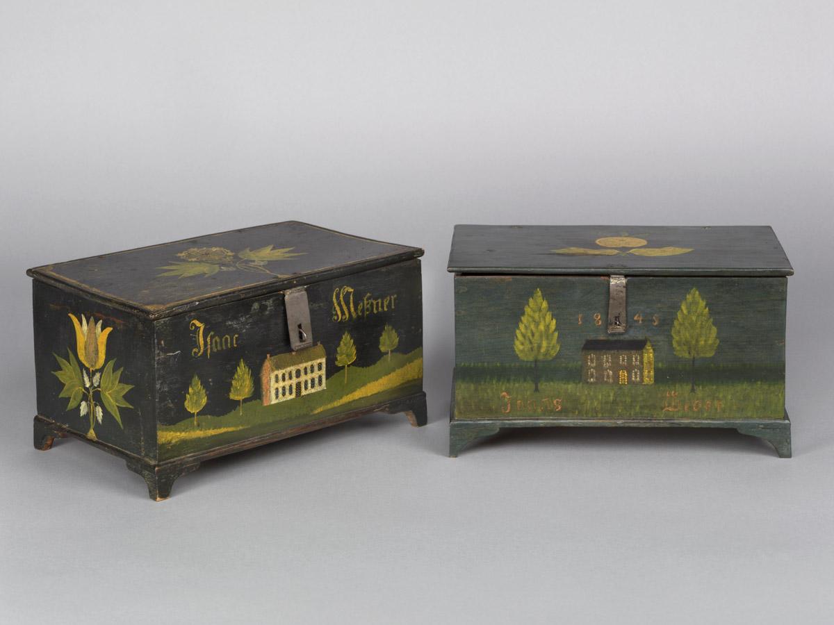 1967.1285 and non-Winterthur object, Boxes