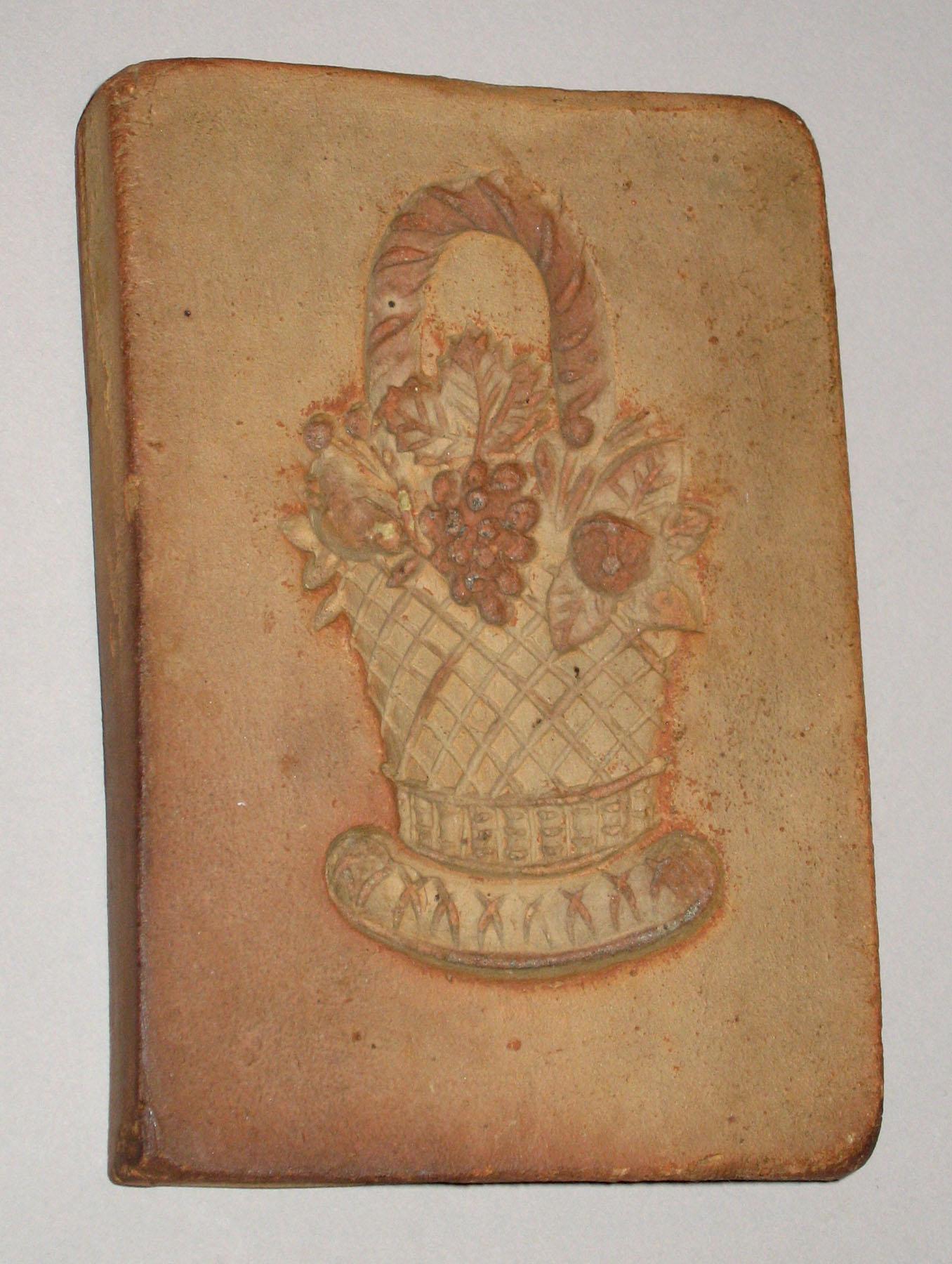 1967.1344 Redware 1870 fruit basket mold