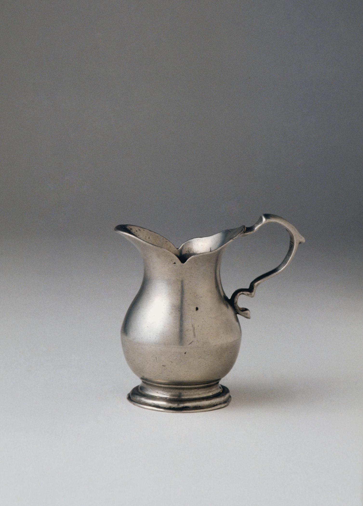 1967.1368 Pewter cream pot