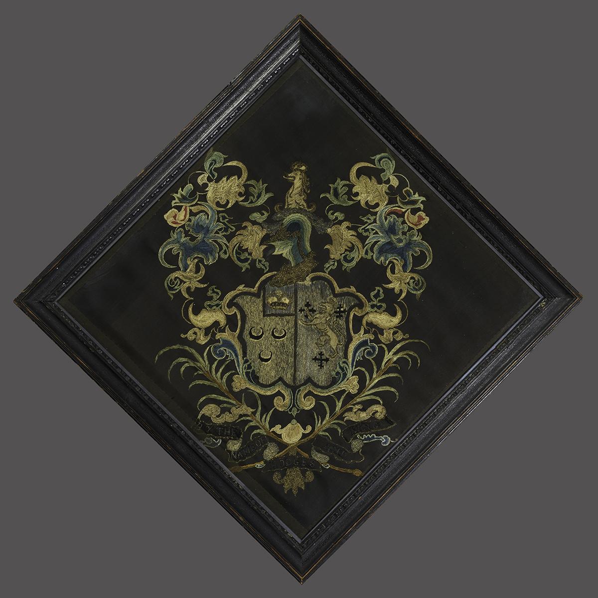 1967.1393 A, B Coat of Arms and Frame