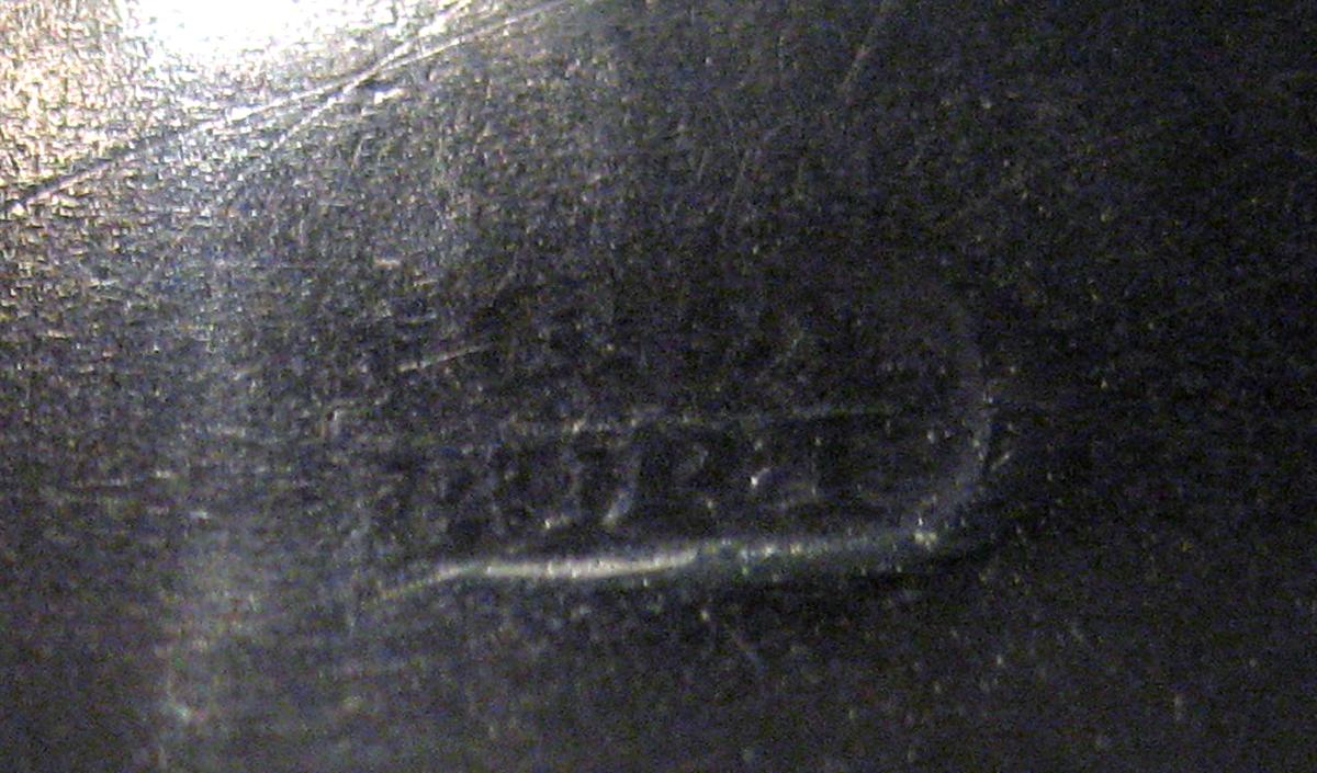 1967.1401 B Silver Snuffer Tray mark
