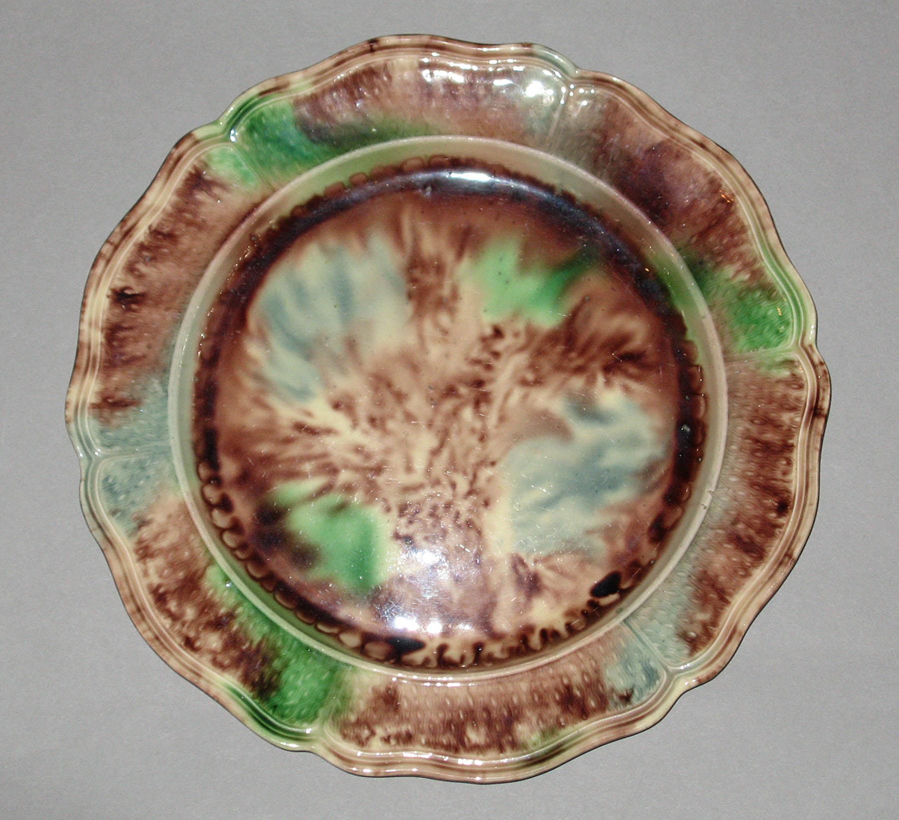 1967.1407 Creamware plate