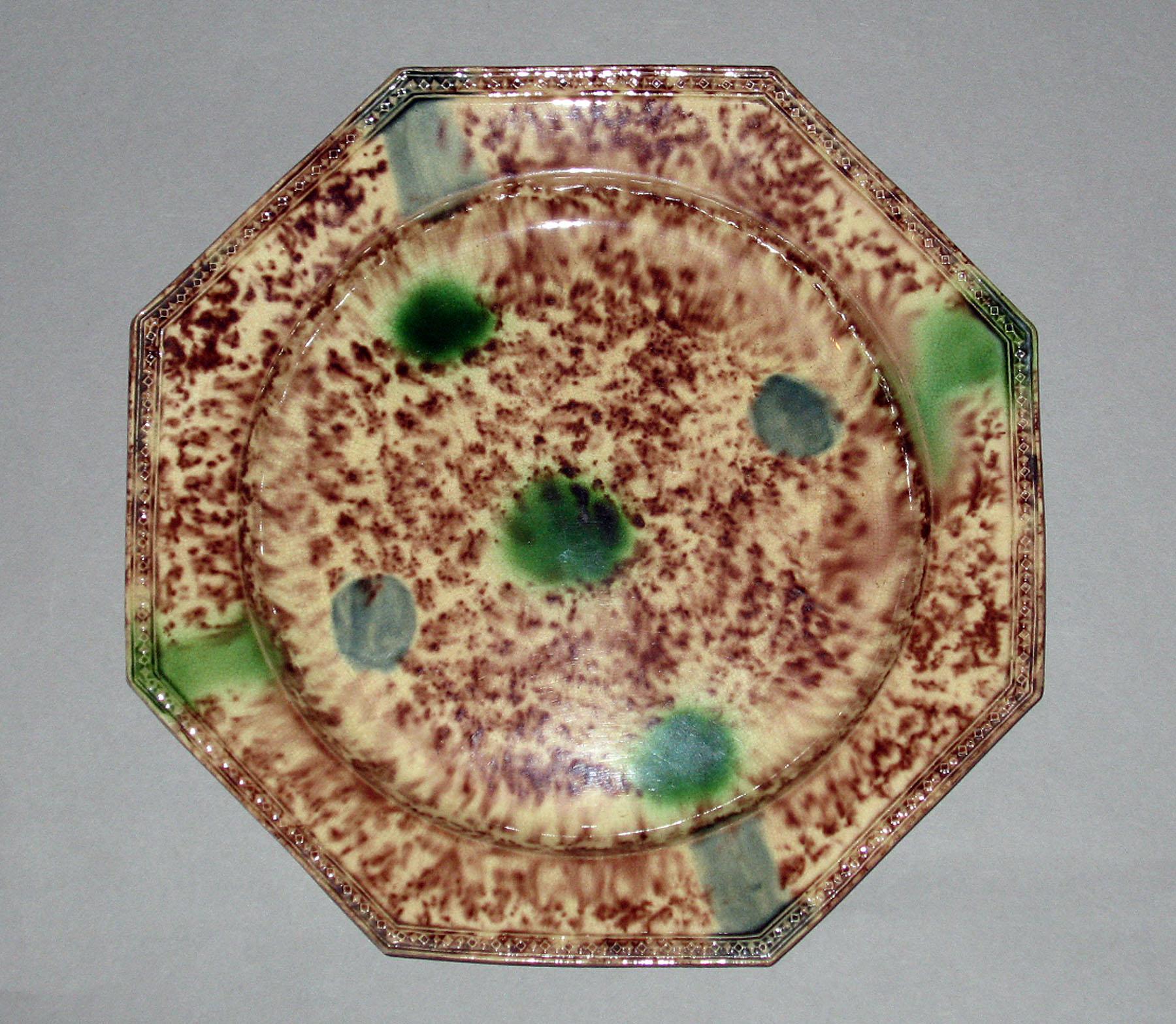 1967.1410 Creamware plate