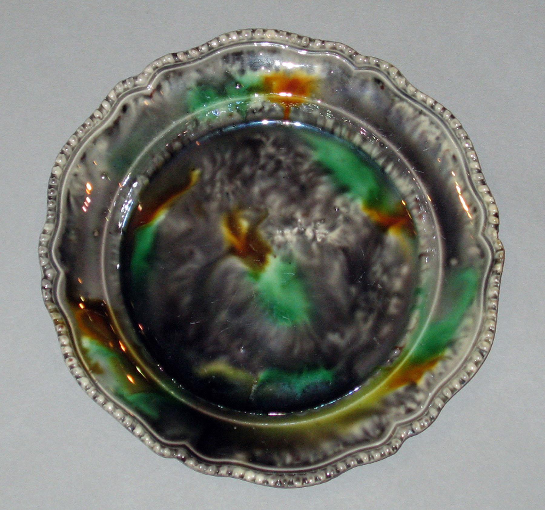 1967.1414.009 Creamware plate
